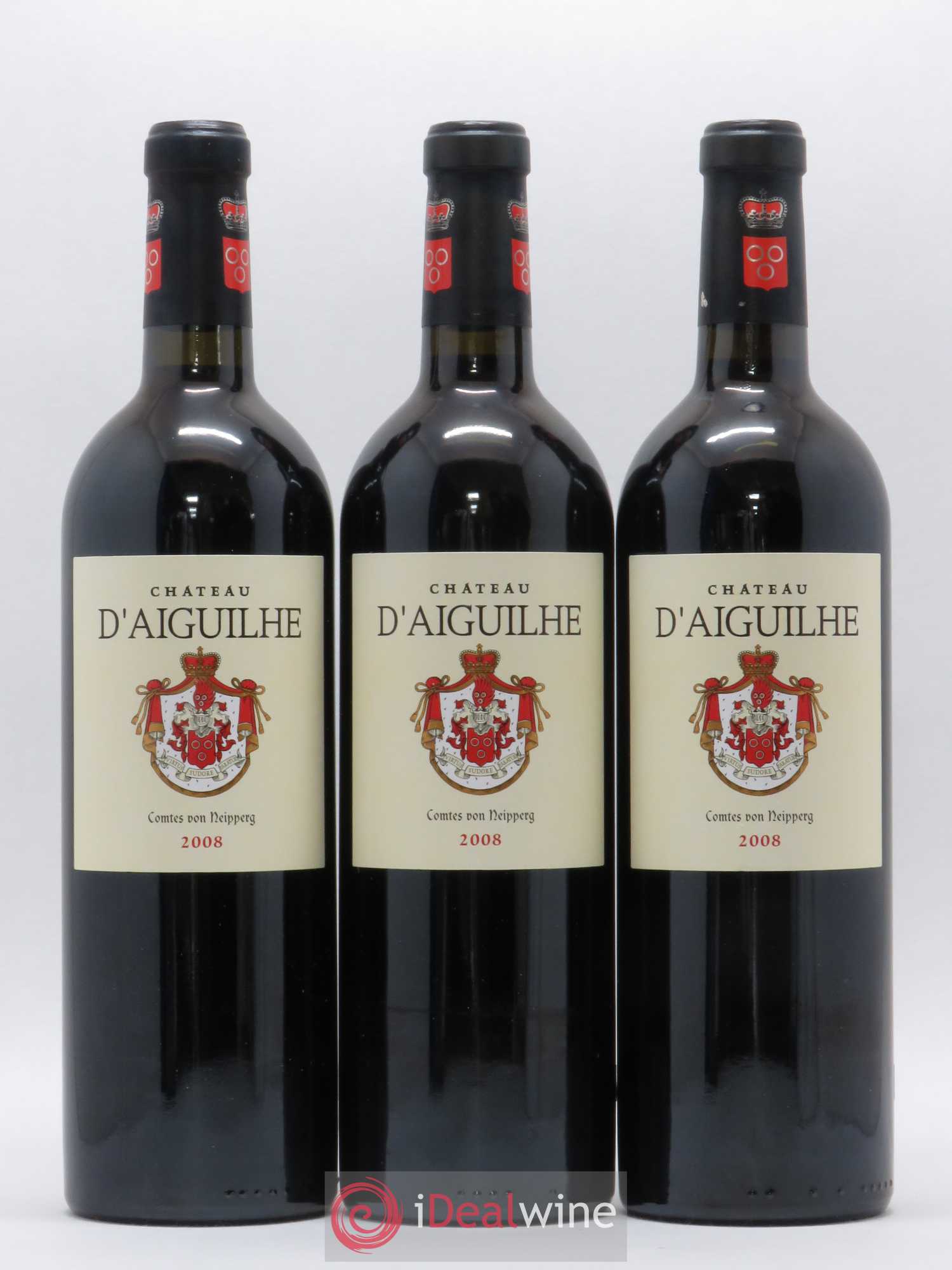 Château d' Aiguilhe 2008 - Lot de 3 bouteilles - 0
