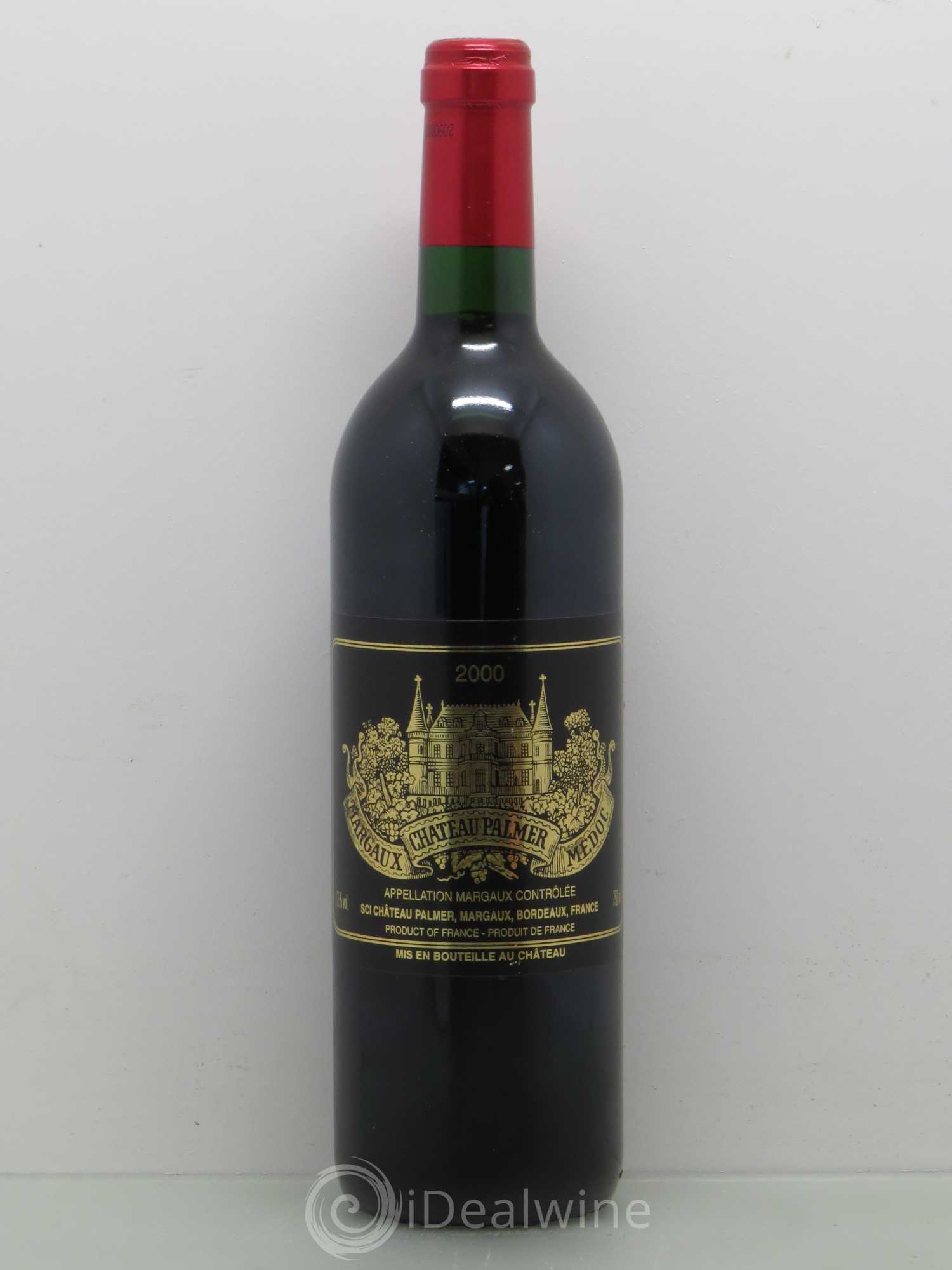 Château Palmer 3ème Grand Cru Classé 2000 - Lot de 1 bouteille - 0