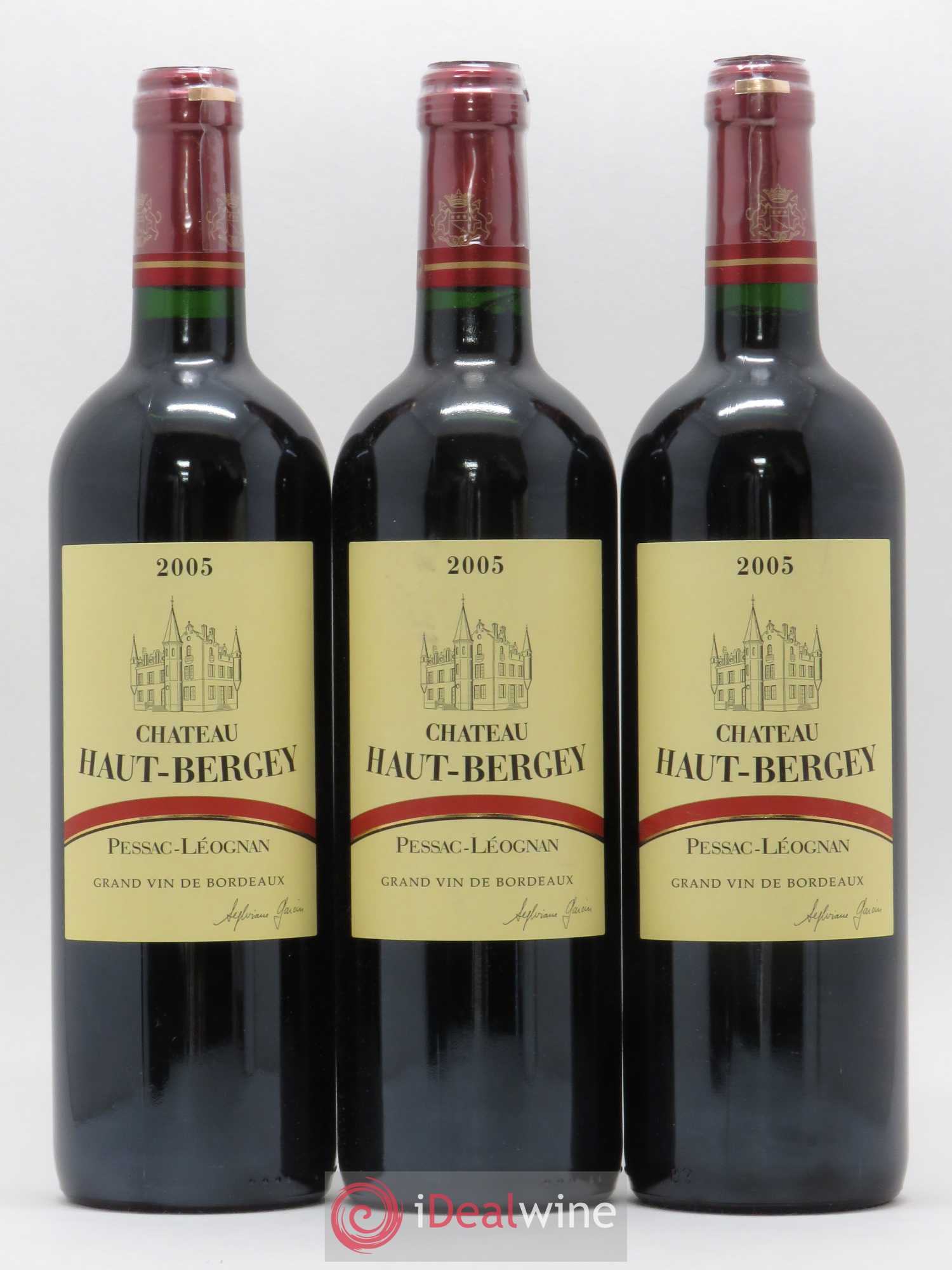 Château Haut-Bergey 2005 - Lot de 3 bouteilles - 0