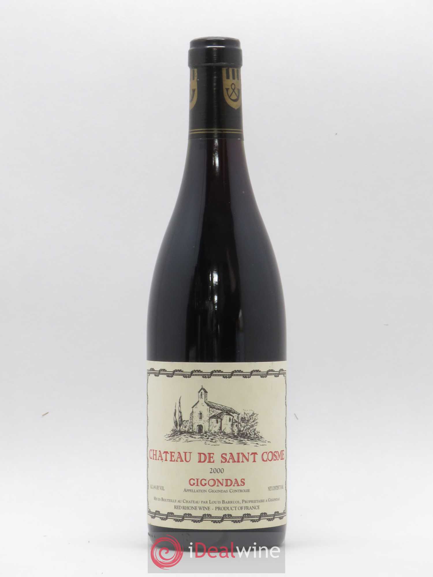 Gigondas Saint Cosme 2000 - Lot de 1 bouteille - 0
