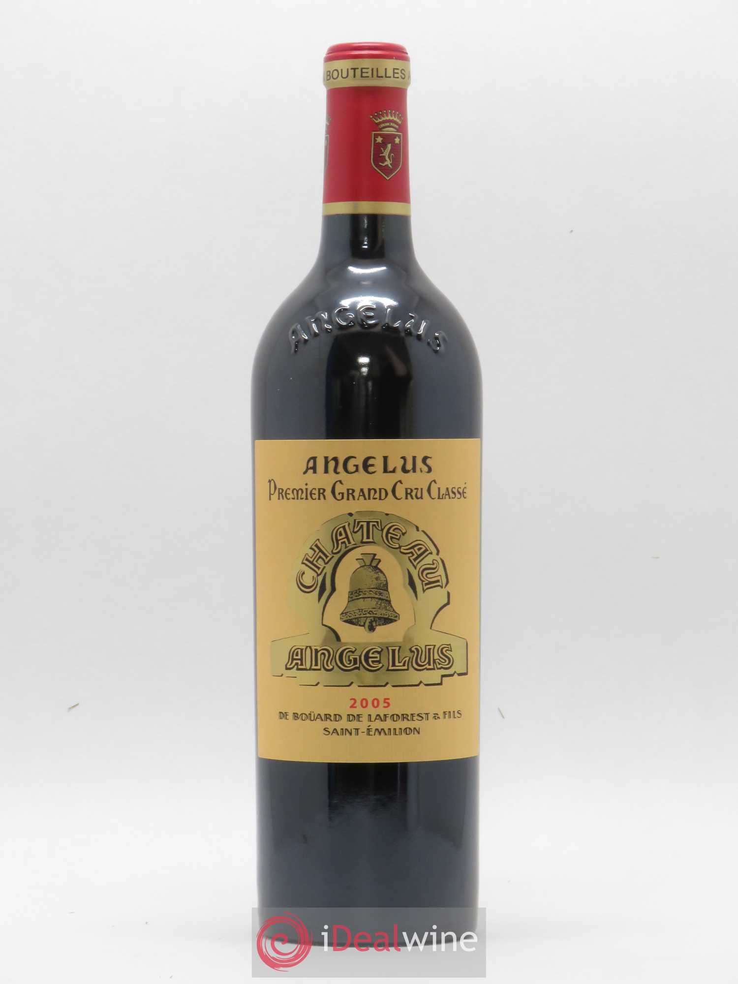Château Angélus 1er Grand Cru Classé A 2005 - Lot de 1 bouteille - 0