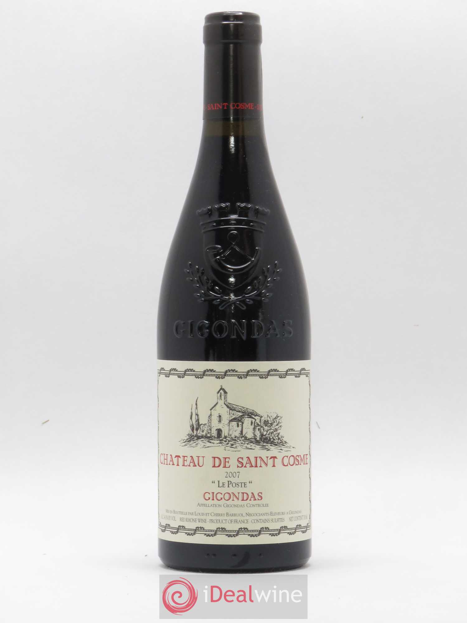 Gigondas Le Poste Saint Cosme 2007 - Lot de 1 bouteille - 0
