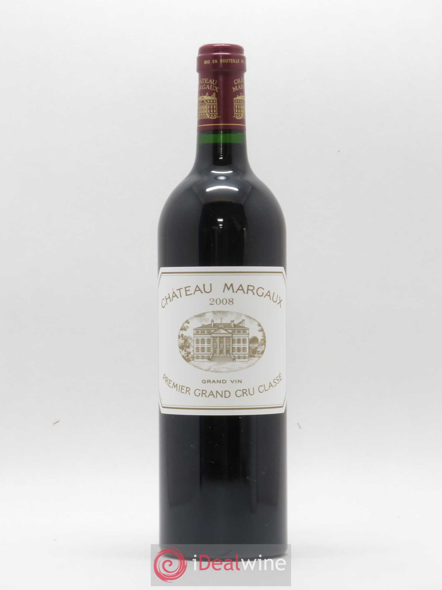 Château Margaux 1er Grand Cru Classé 2008 - Lot de 1 bouteille - 0