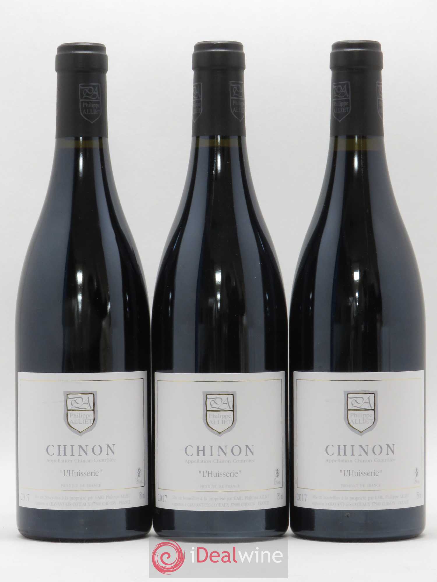 Chinon L'Huisserie Philippe Alliet 2017 - Lot de 3 bouteilles - 0