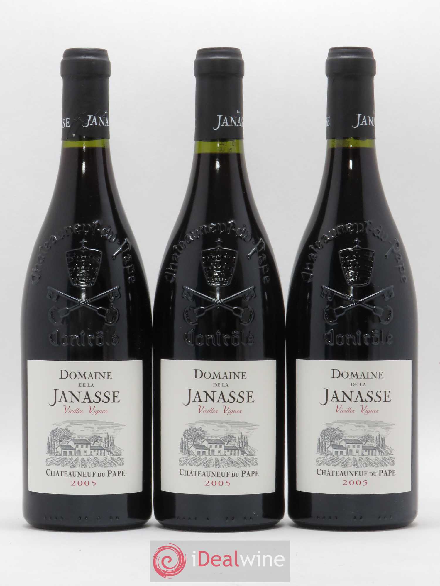 Châteauneuf-du-Pape Cuvée Vieilles Vignes La Janasse (Domaine de) 2005 - Lot de 3 bouteilles - 0