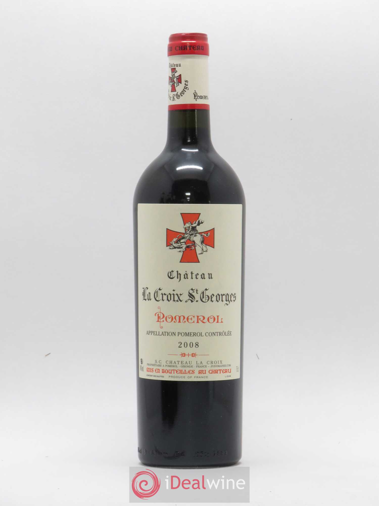 Château la Croix Saint-Georges 2008 - Lot de 1 bouteille - 0
