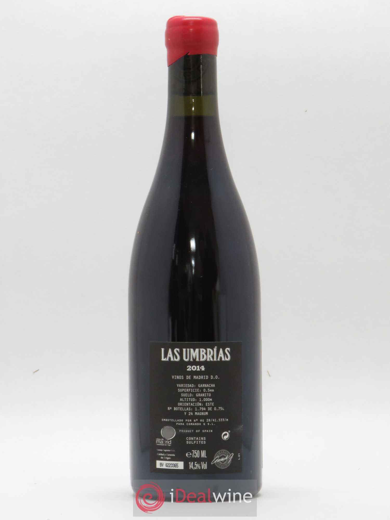 Vinos de Madrid DO Comando G Las Umbrias 2014 - Lot de 1 bouteille - 1