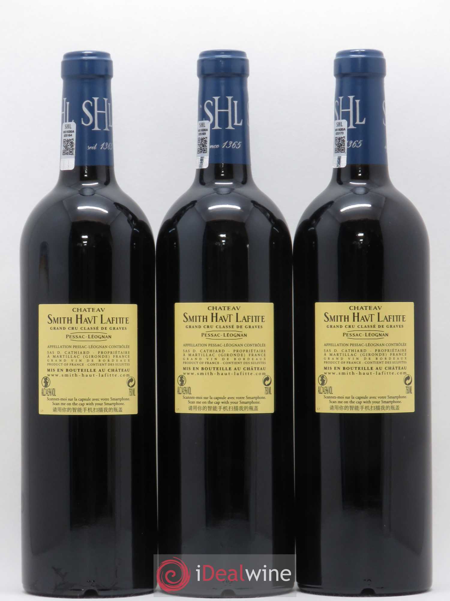 Château Smith Haut Lafitte Cru Classé de Graves 2009 - Lot de 3 bouteilles - 1