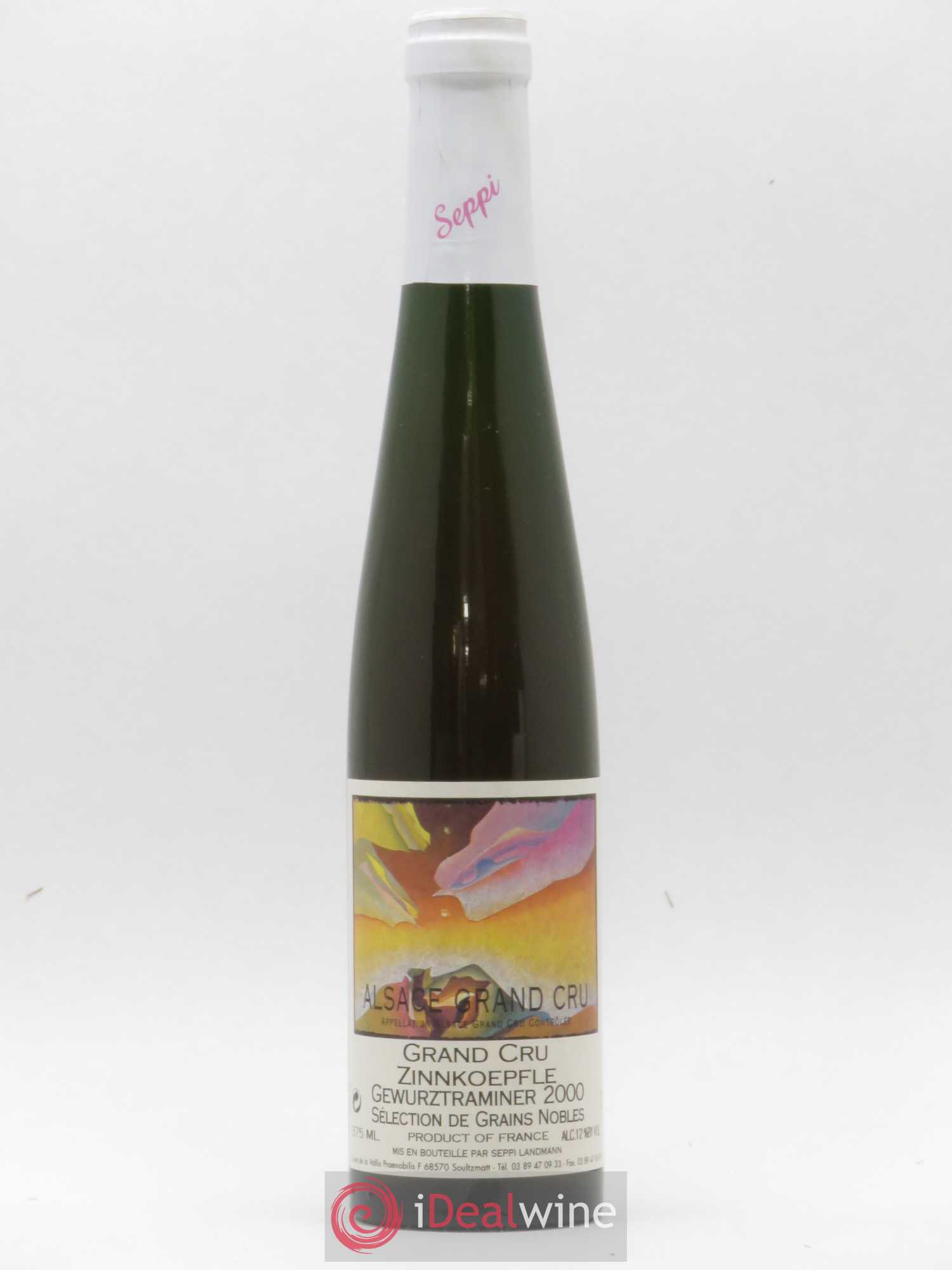 Gewurztraminer Sélection de Grains Nobles Grand Cru Zinnkoepflé Seppi Landmann 2000 - Posten von 1 Demi-Flasche - 0