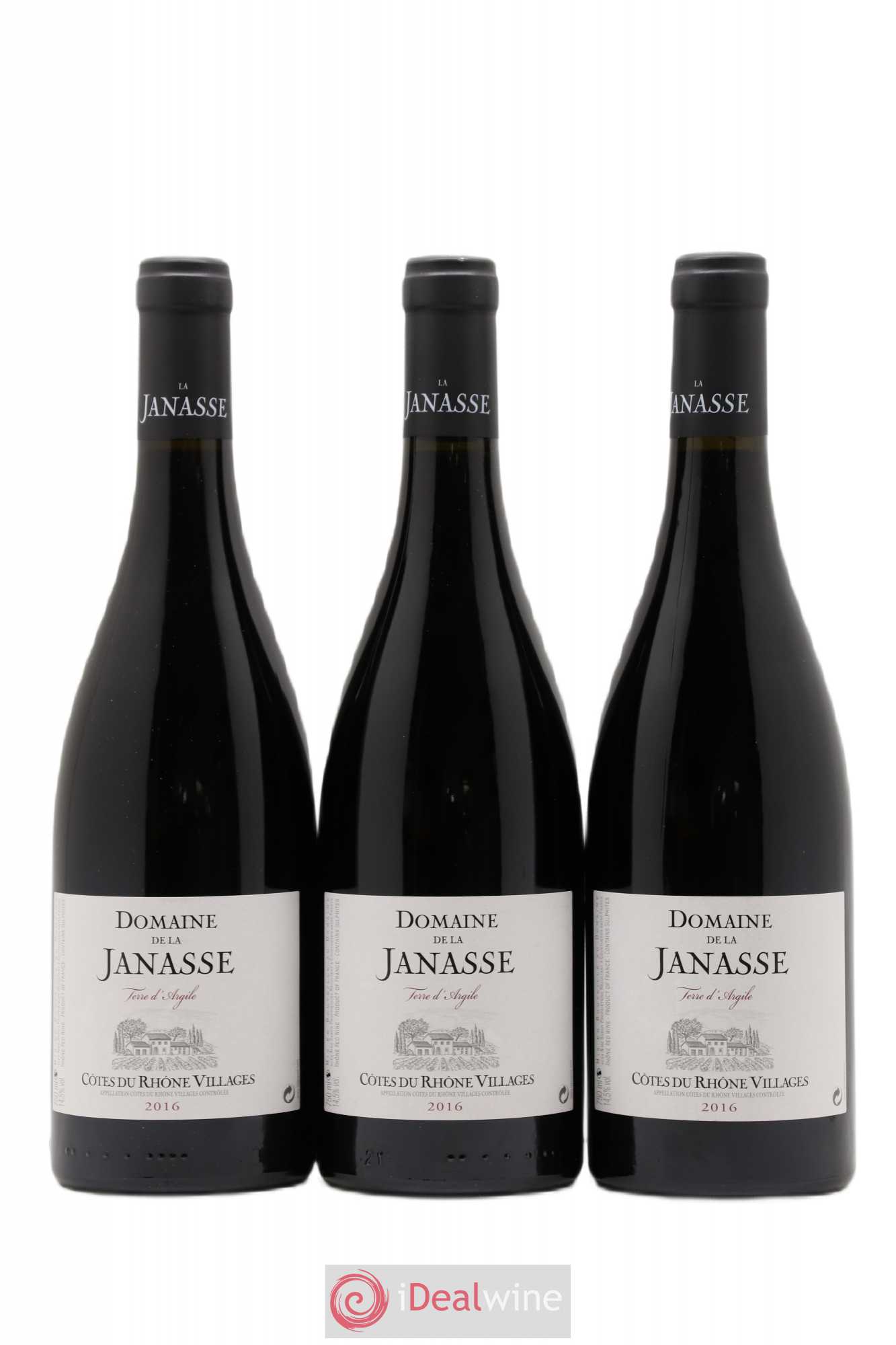 Côtes-du-Rhône Terre d'Argile Domaine De La Janasse 2016 - Posten von 3 Flaschen - 0