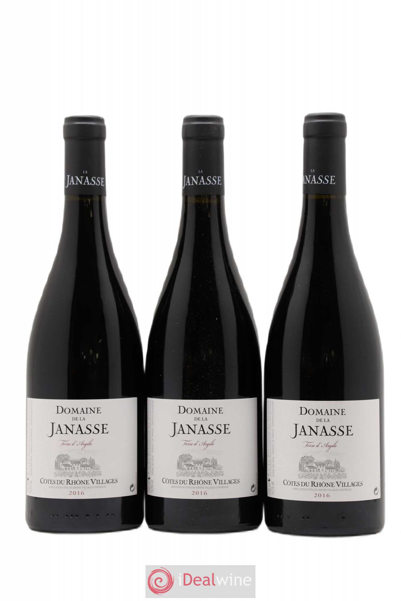Côtes-du-Rhône Terre d'Argile Domaine De La Janasse 2016 - Posten von 3 Flaschen - 0