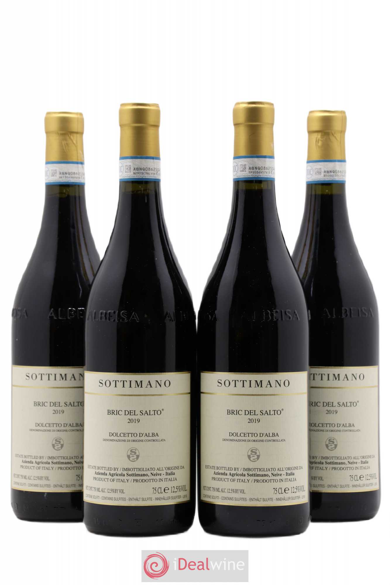 Dolcetto d'Alba DOC Bric del Salto Sottimano 2019 - Lot de 4 bouteilles - 0