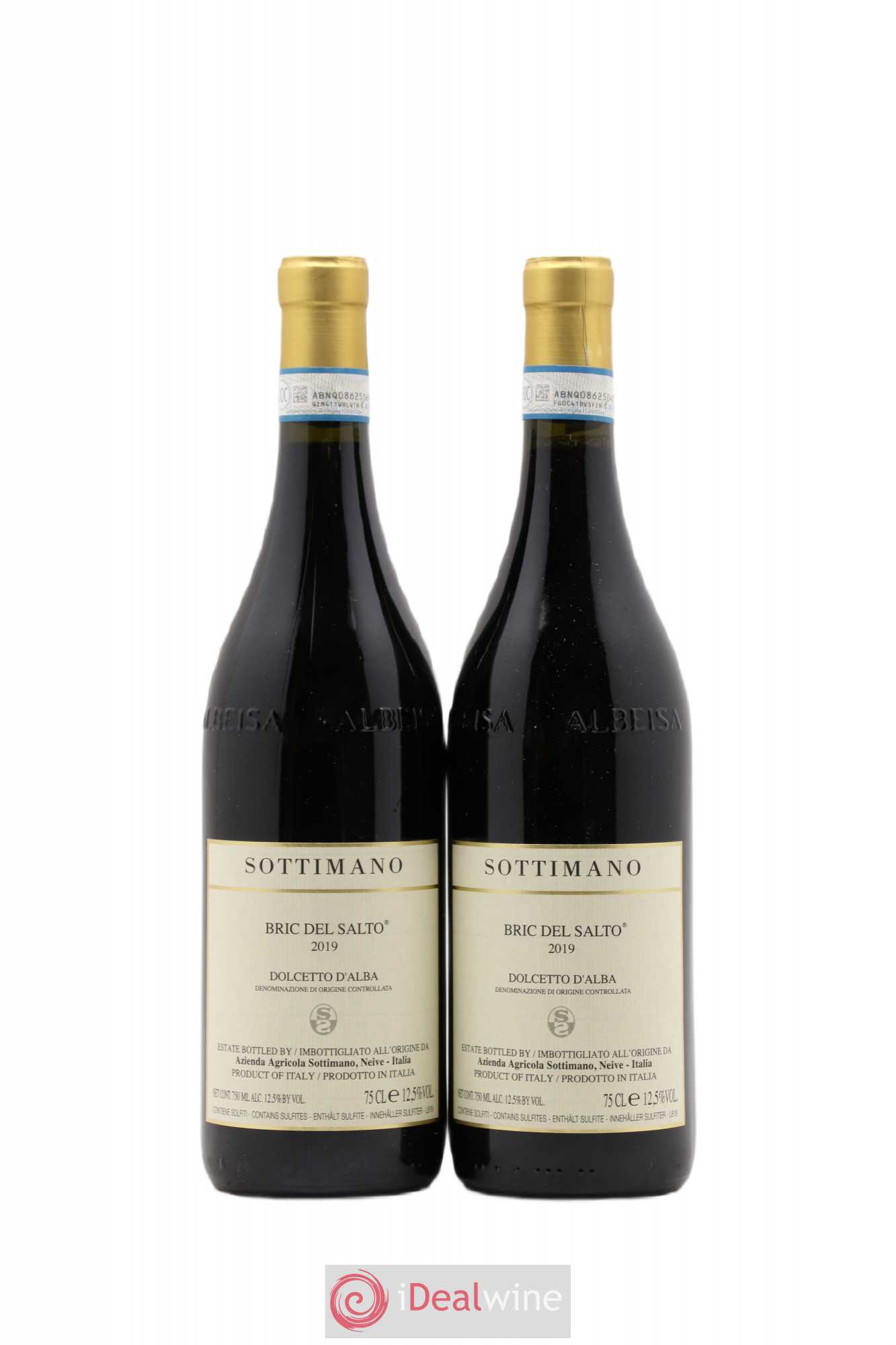 Dolcetto d'Alba DOC Bric del Salto Sottimano 2019 - Lot de 2 bouteilles - 0