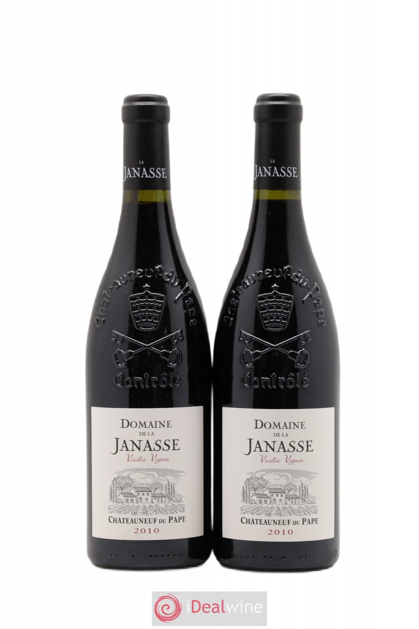 Châteauneuf-du-Pape Cuvée Vieilles Vignes La Janasse (Domaine de) 2010 - Lotto di 2 bottiglie - 0