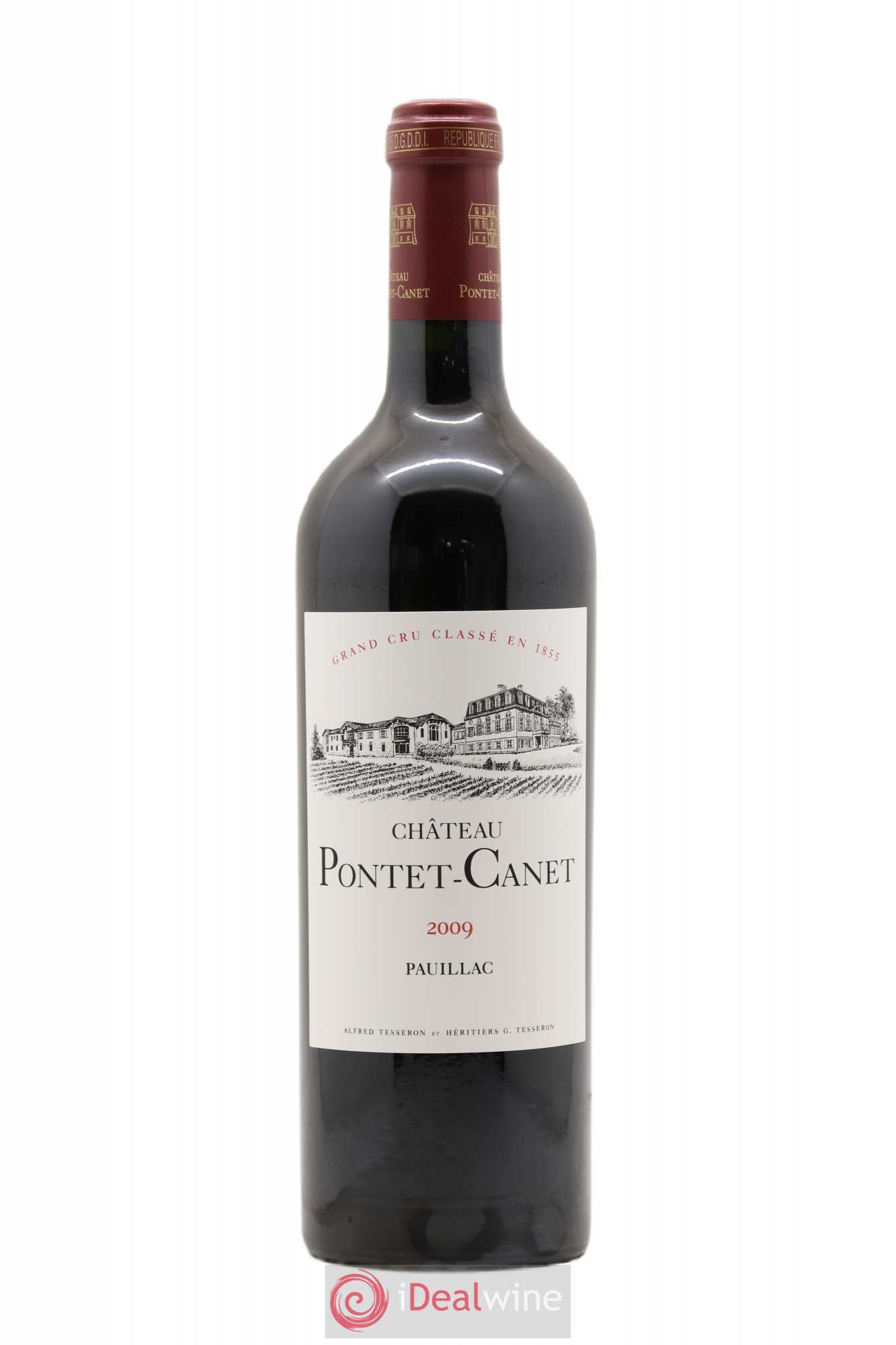 Château Pontet Canet 5ème Grand Cru Classé 2009 - Lot de 1 bouteille - 0