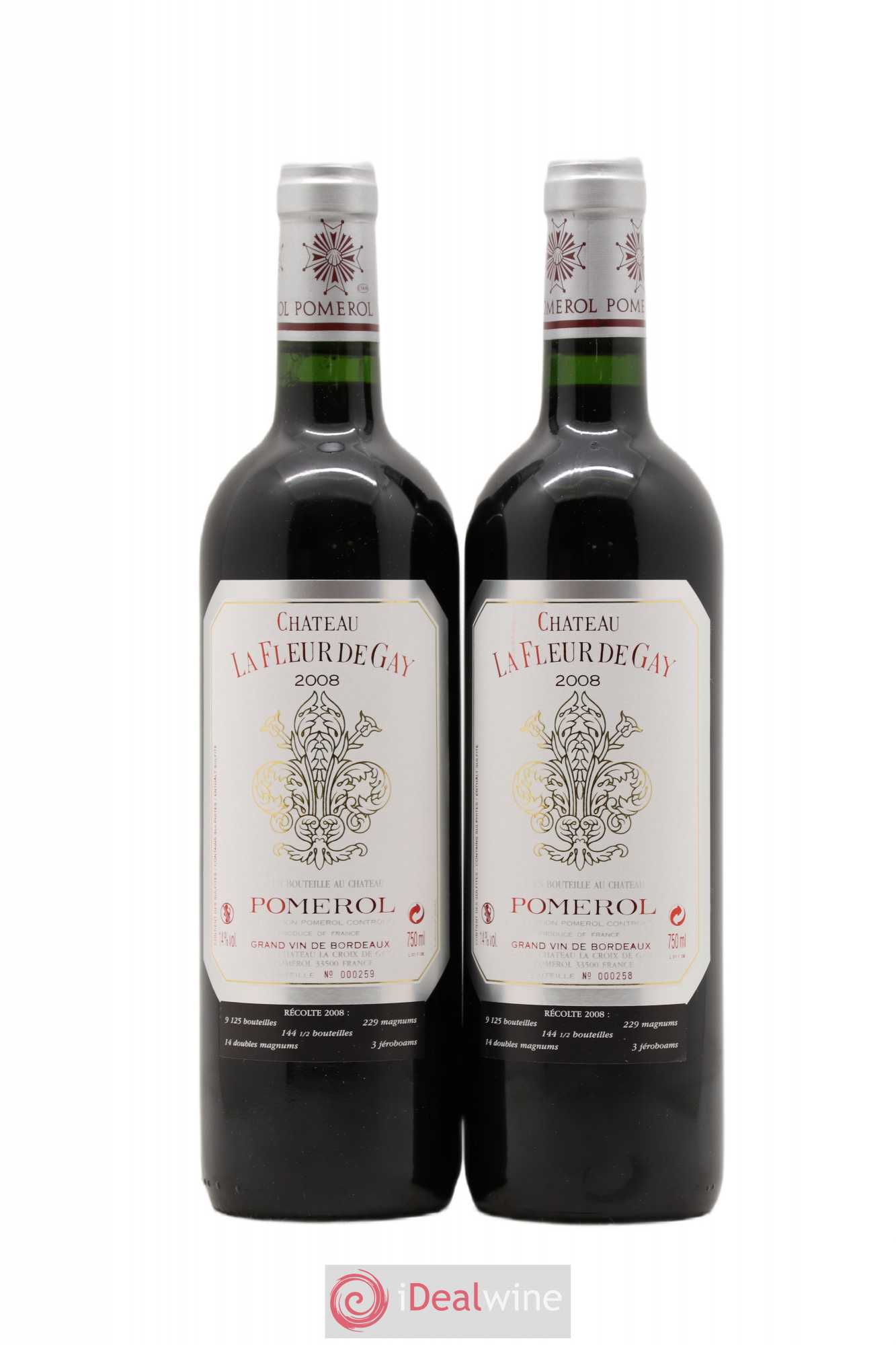 Château la Fleur de Gay 2008 - Lot de 2 bouteilles - 0