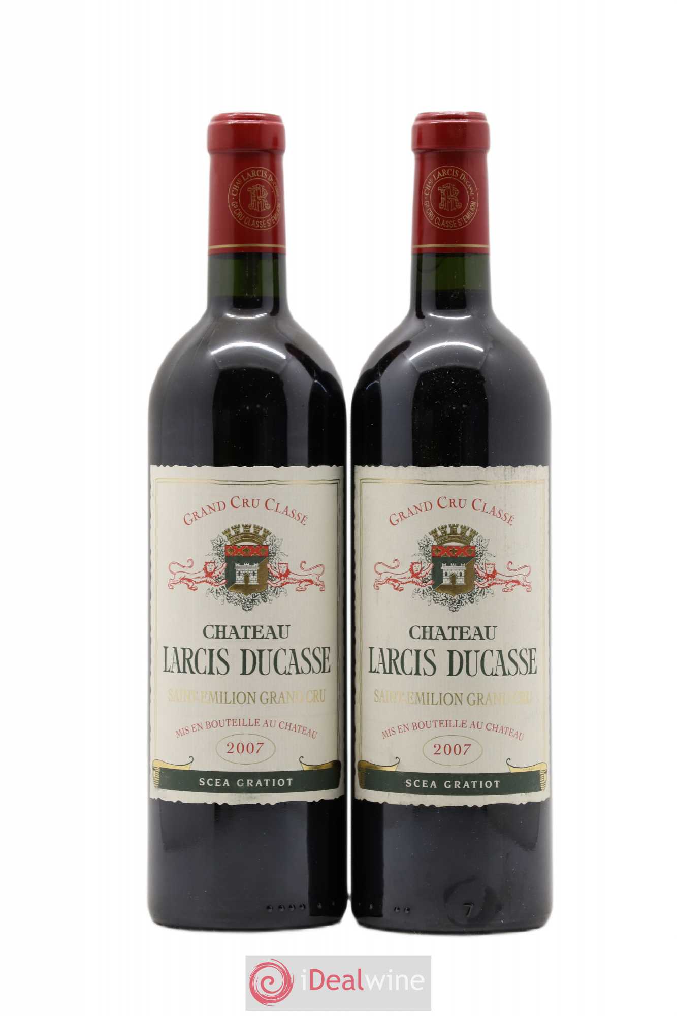 Château Larcis Ducasse 1er Grand Cru Classé B 2007 - Lot de 2 bouteilles - 0