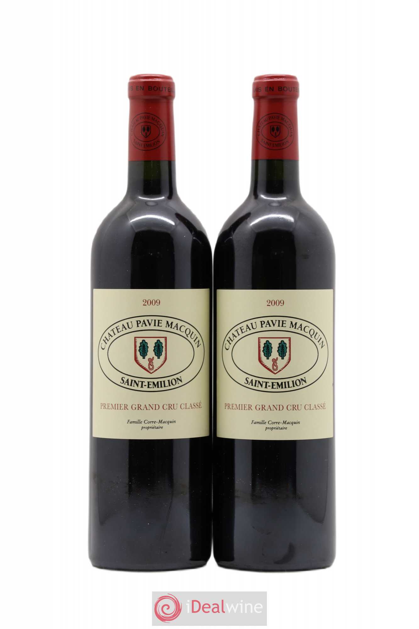Château Pavie Macquin 1er Grand Cru Classé B 2009 - Lot de 2 bouteilles - 0