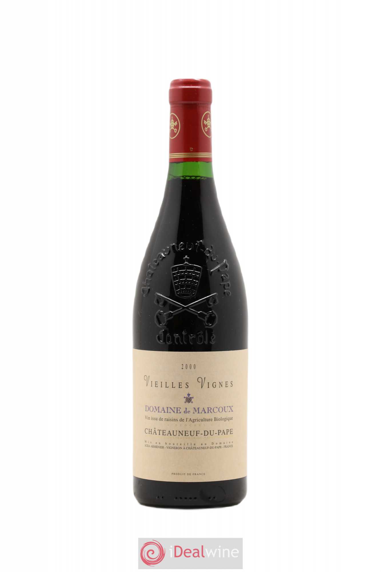 Châteauneuf-du-Pape Vieilles Vignes Marcoux (Domaine de) 2000 - Lot de 1 bouteille - 0