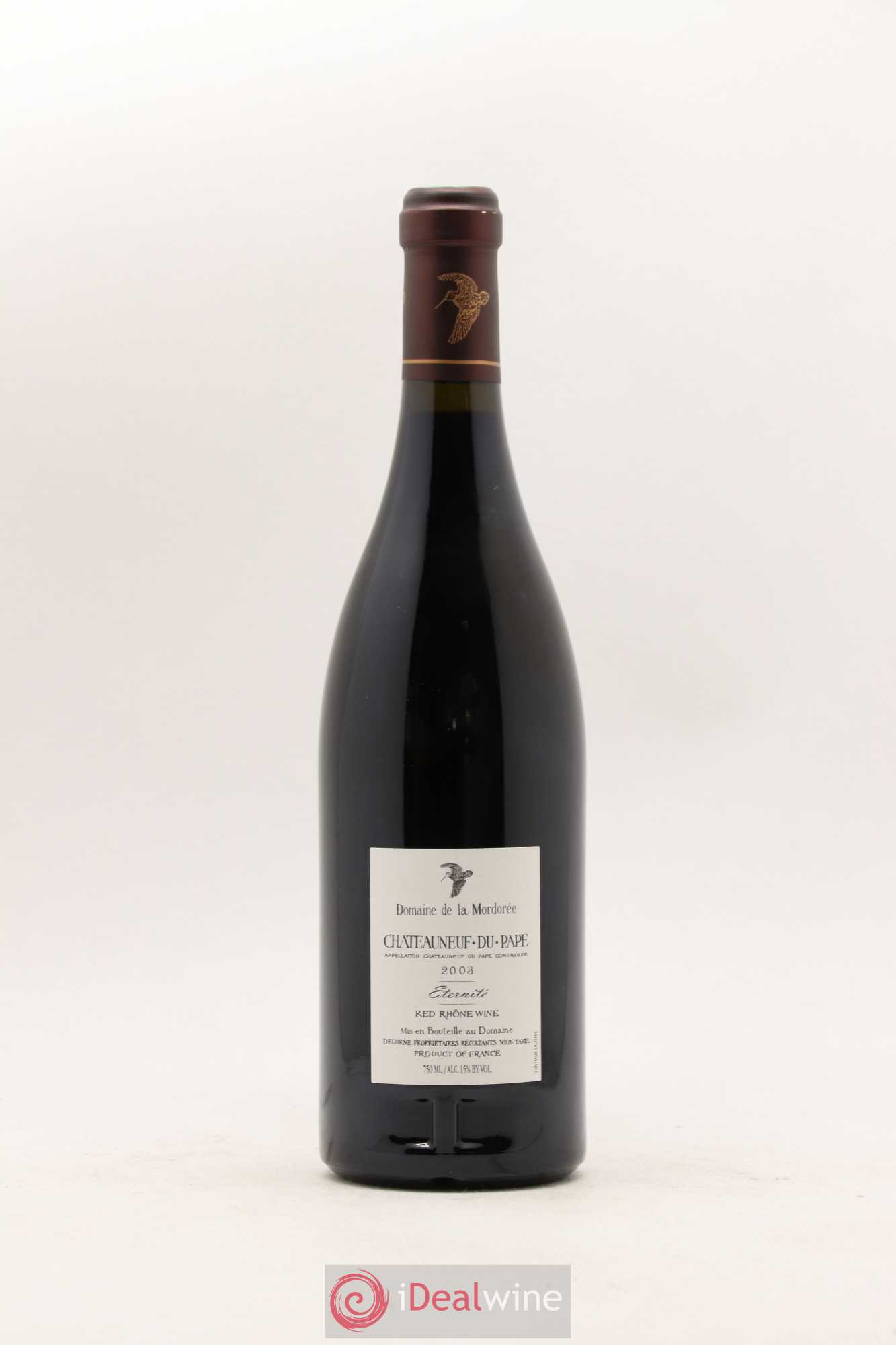 Châteauneuf-du-Pape La Plume du Peintre La Mordorée (Domaine de) 2003 - Lot de 1 bouteille - 1