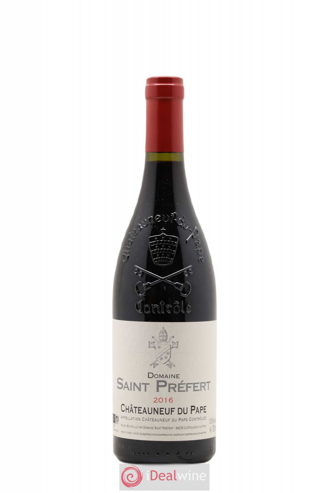 Châteauneuf-du-Pape Domaine Saint-Préfert 2016 - Lot de 1 bouteille - 0
