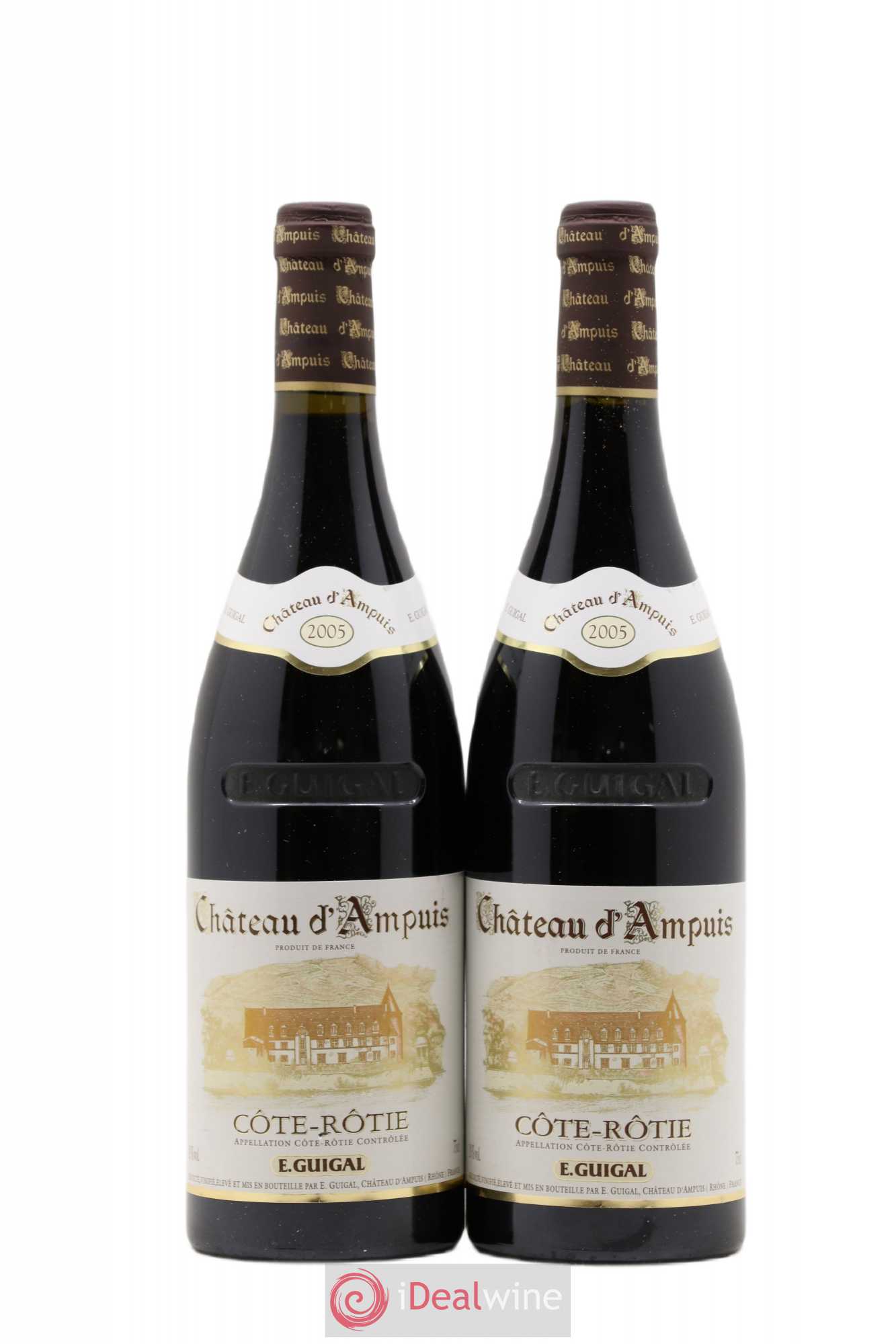 Côte-Rôtie Château d'Ampuis Guigal 2005 - Lot de 2 bouteilles - 0