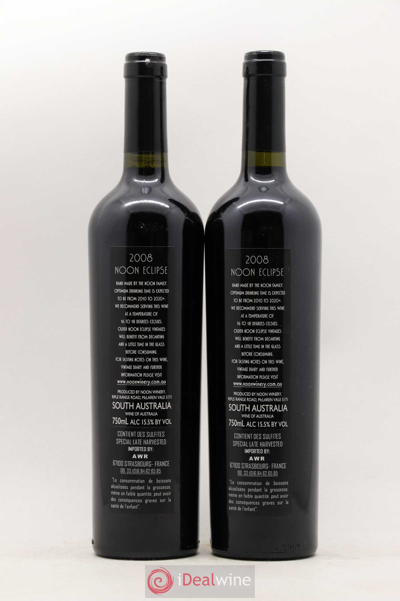 Australie Noon Eclipse 2008 - Lot de 2 bouteilles - 1