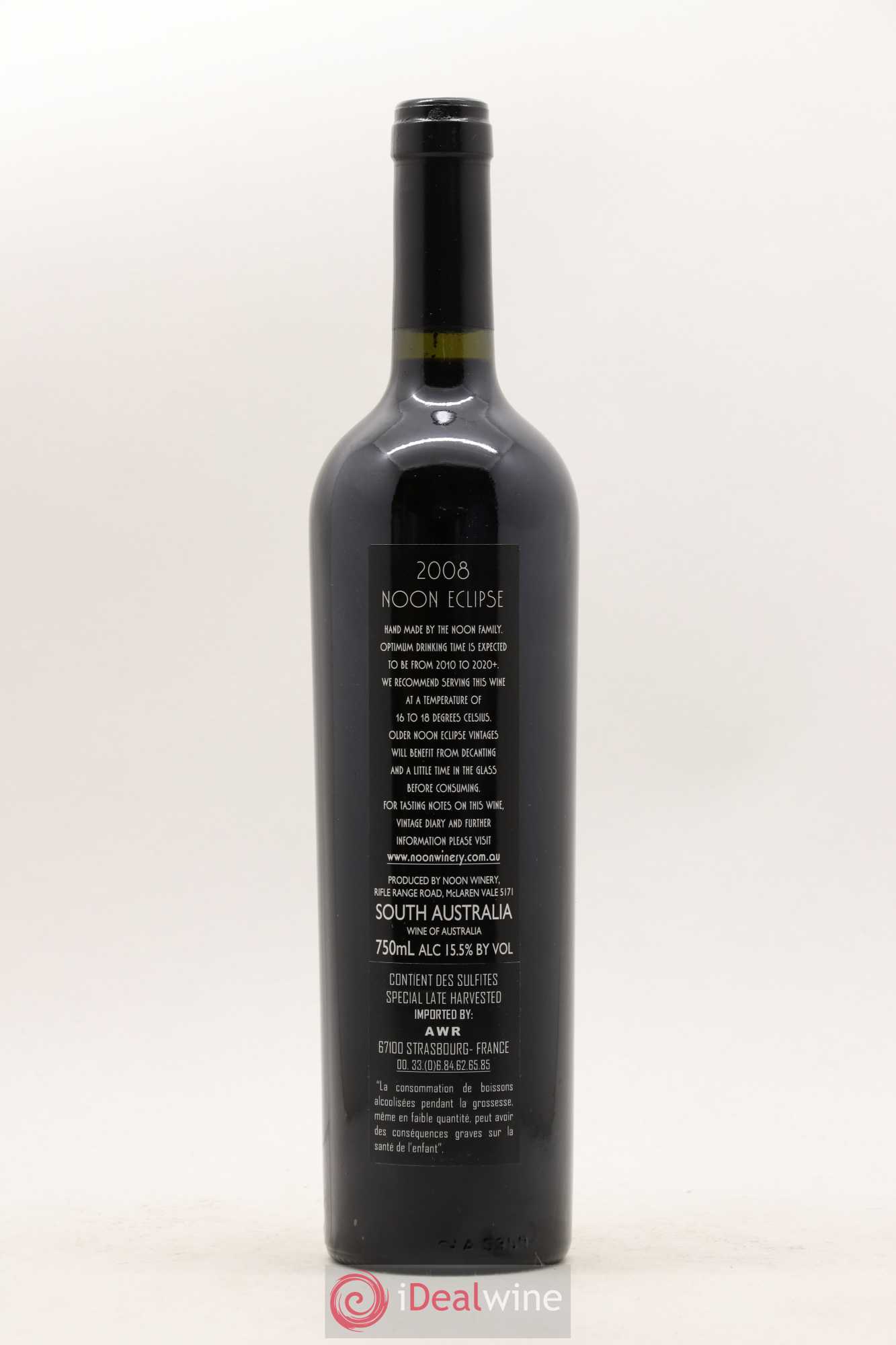Australie Noon Eclipse 2008 - Lot de 1 bouteille - 1