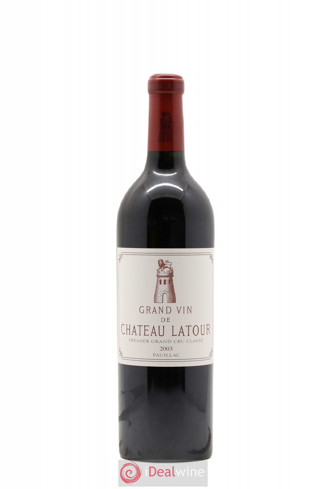 Château Latour 1er Grand Cru Classé 2003 - Lot de 1 bouteille - 0