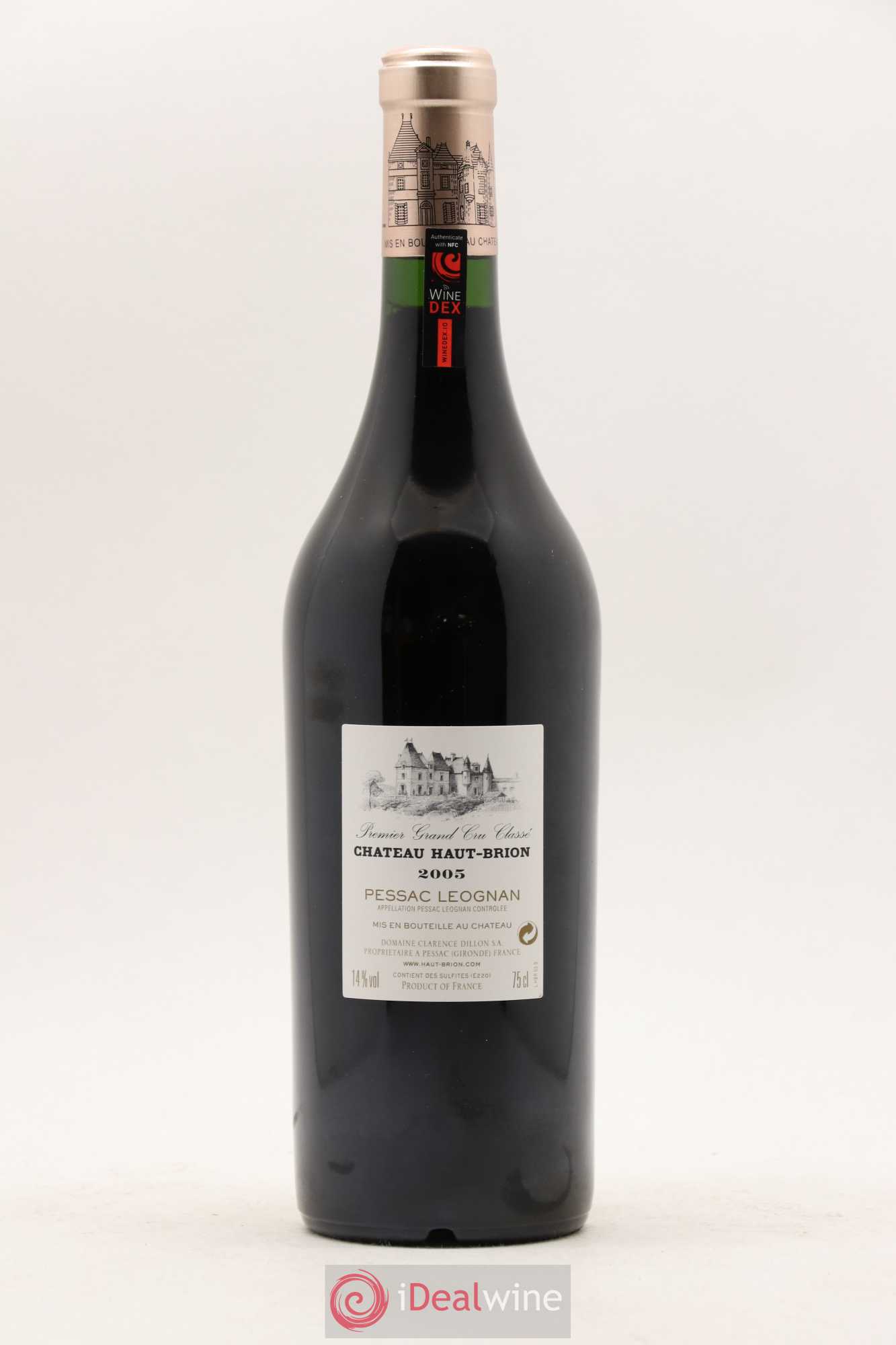 Château Haut Brion 1er Grand Cru Classé 2005 - Lot de 1 bouteille - 1