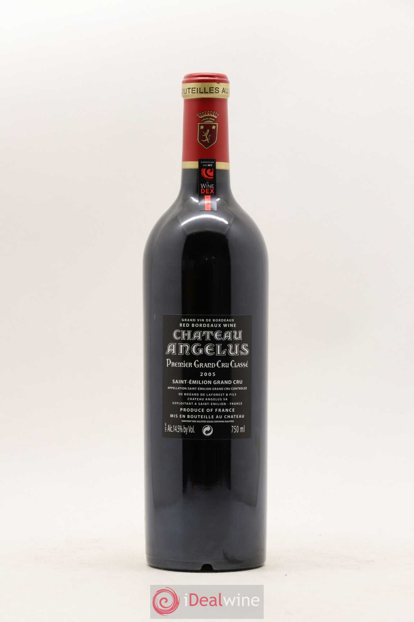 Château Angélus 1er Grand Cru Classé A 2005 - Lot de 1 bouteille - 1