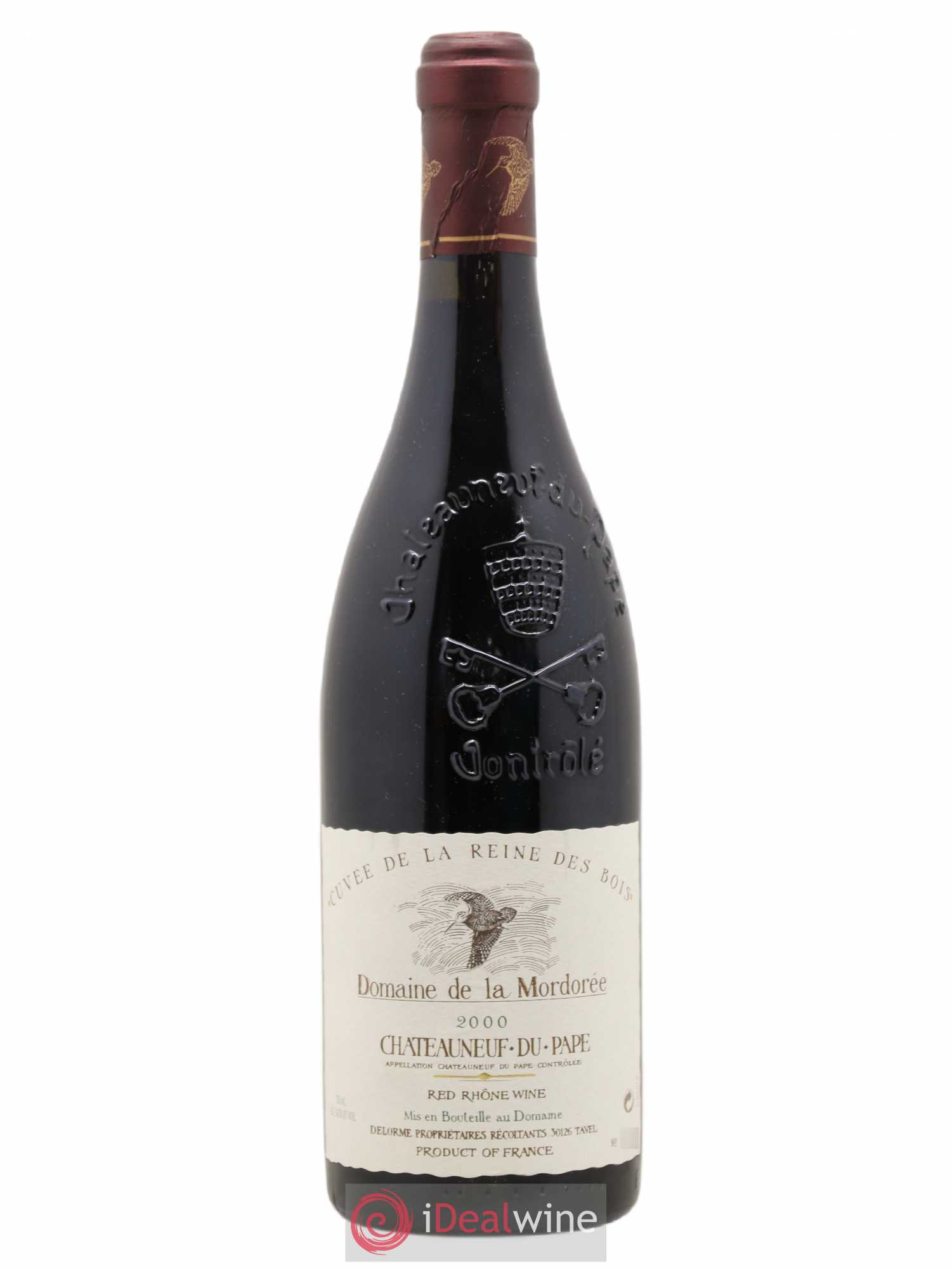 Châteauneuf-du-Pape Cuvée de la Reine des Bois La Mordorée (Domaine de) 2000 - Lot de 1 bouteille - 0