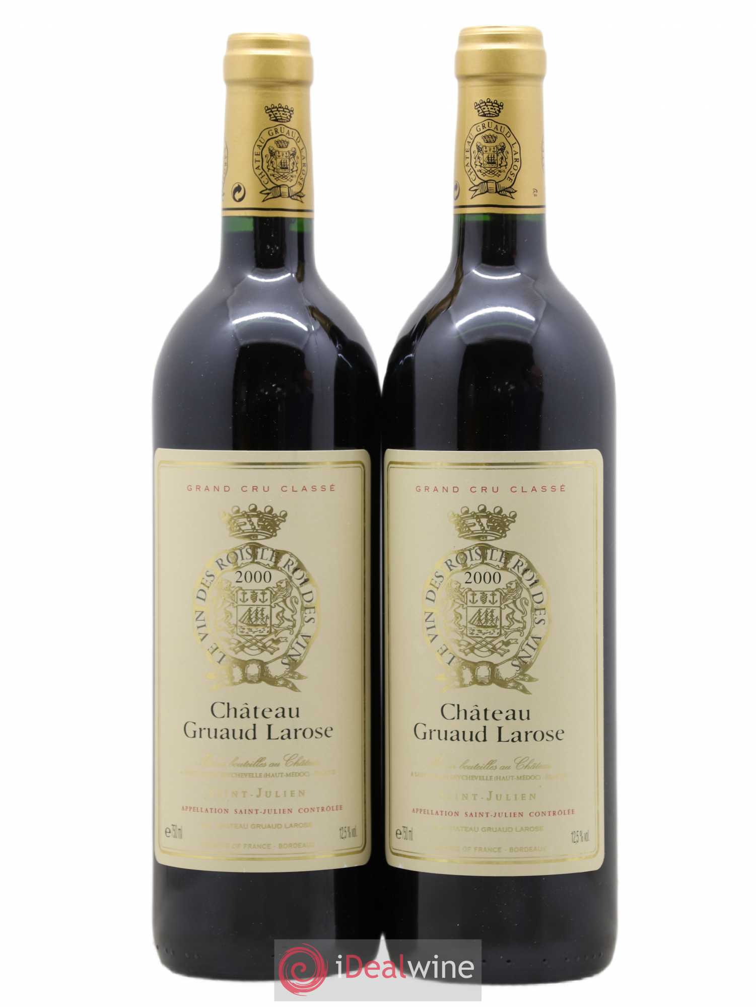 Château Gruaud Larose 2ème Grand Cru Classé 2000 - Lot de 2 bouteilles - 0