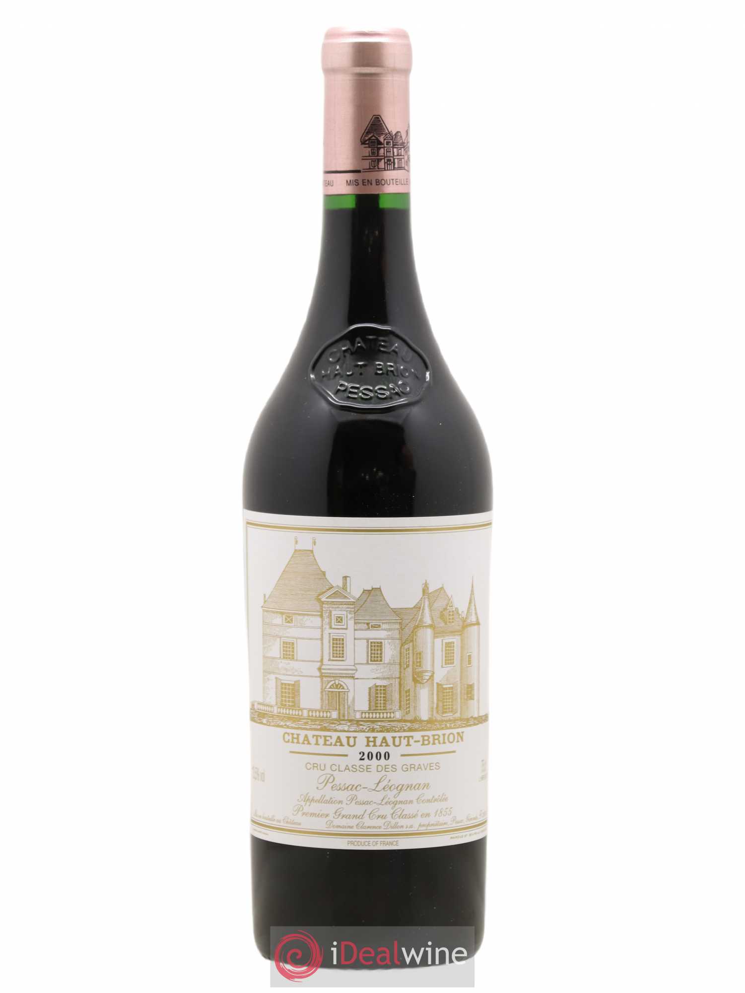 Château Haut Brion 1er Grand Cru Classé 2000 - Lot de 1 bouteille - 0
