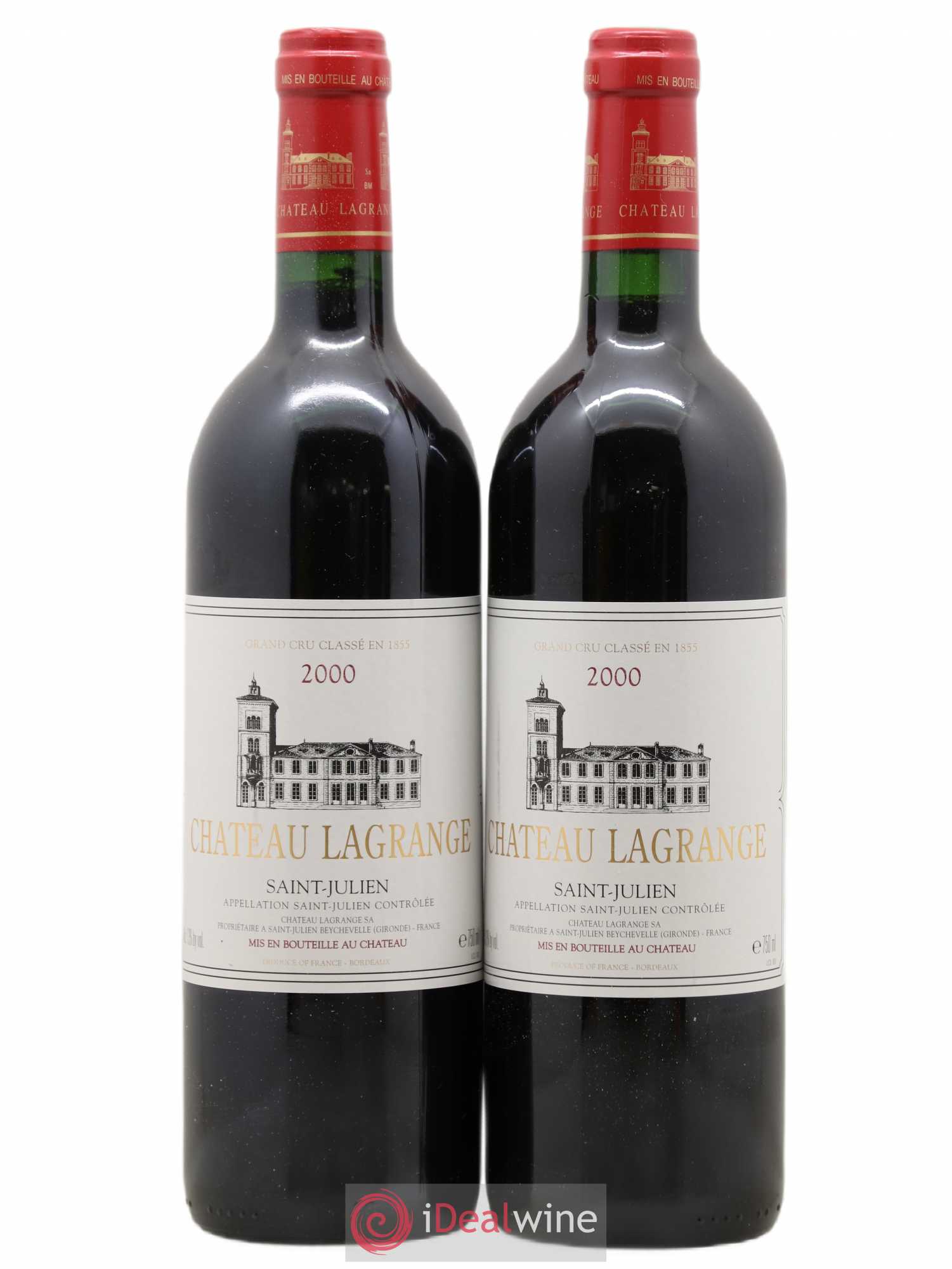 Château Lagrange 3ème Grand Cru Classé 2000 - Lot de 2 bouteilles - 0
