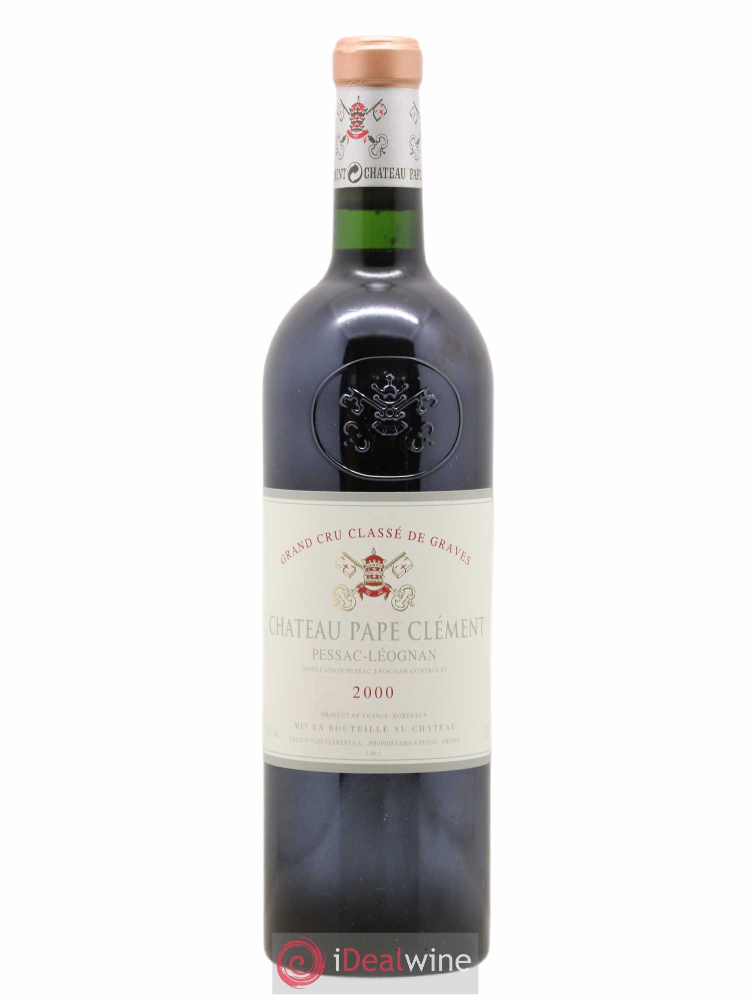 Château Pape Clément Cru Classé de Graves 2000 - Lot de 1 bouteille - 0