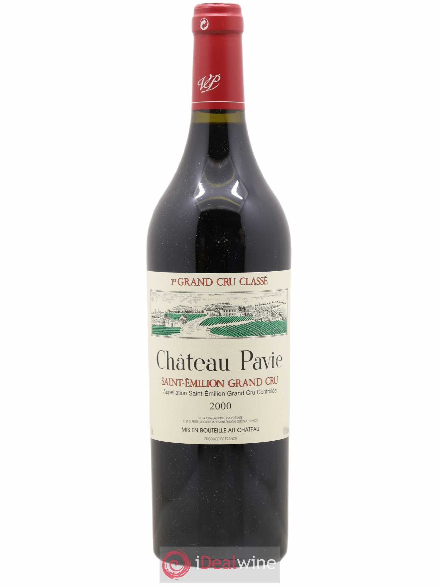 Château Pavie 1er Grand Cru Classé A 2000 - Lot de 1 bouteille - 0