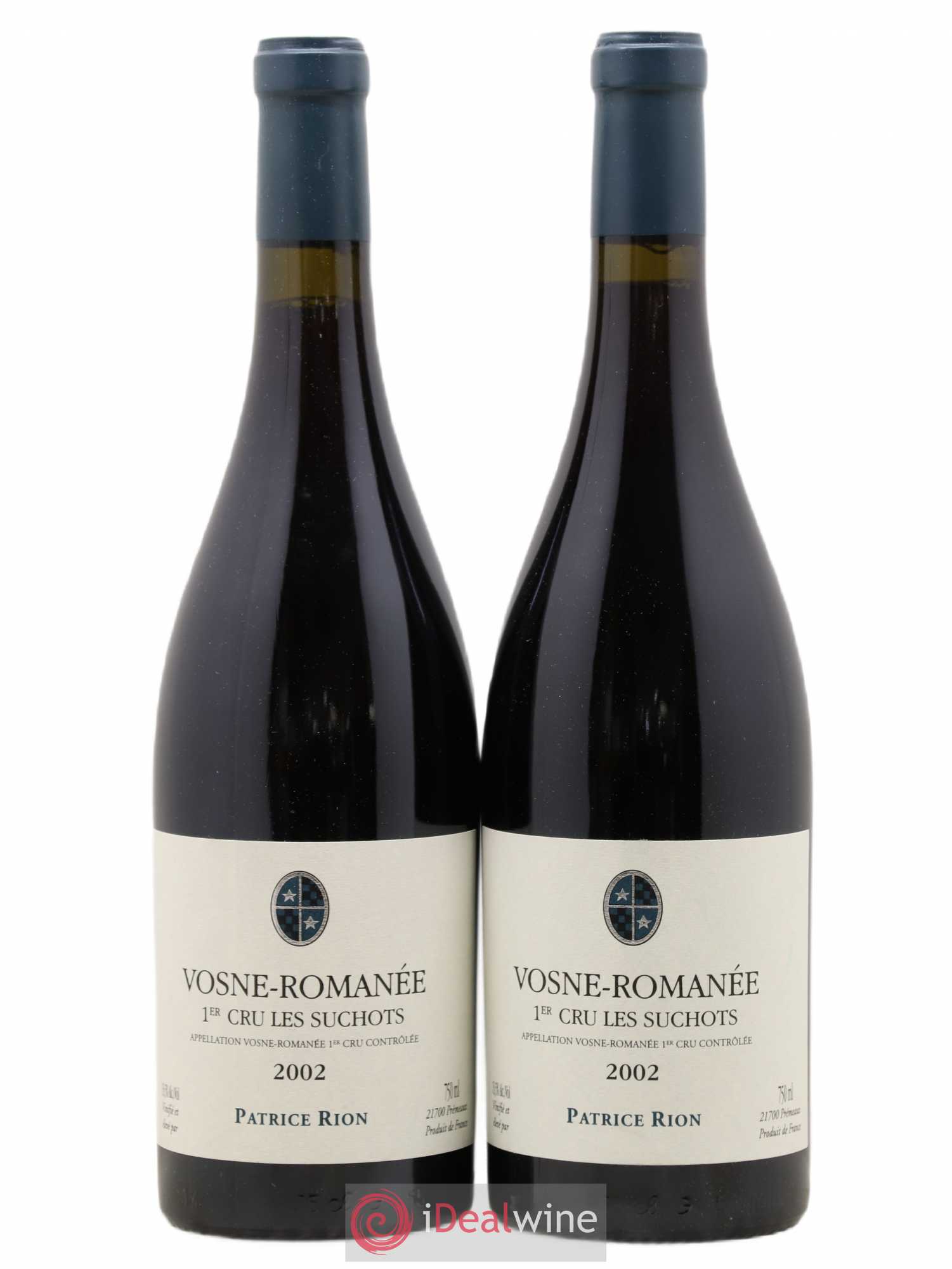 Vosne-Romanée 1er Cru Suchots Patrice Rion 2002 - Lot de 2 bouteilles - 0