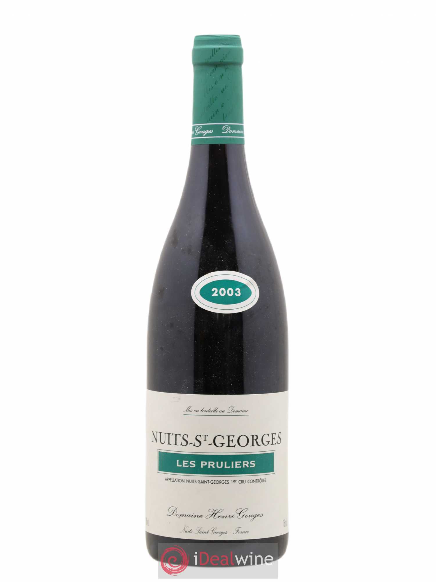 Nuits-Saint-Georges 1er Cru Les Pruliers Henri Gouges 2003 - Lot de 1 bouteille - 0