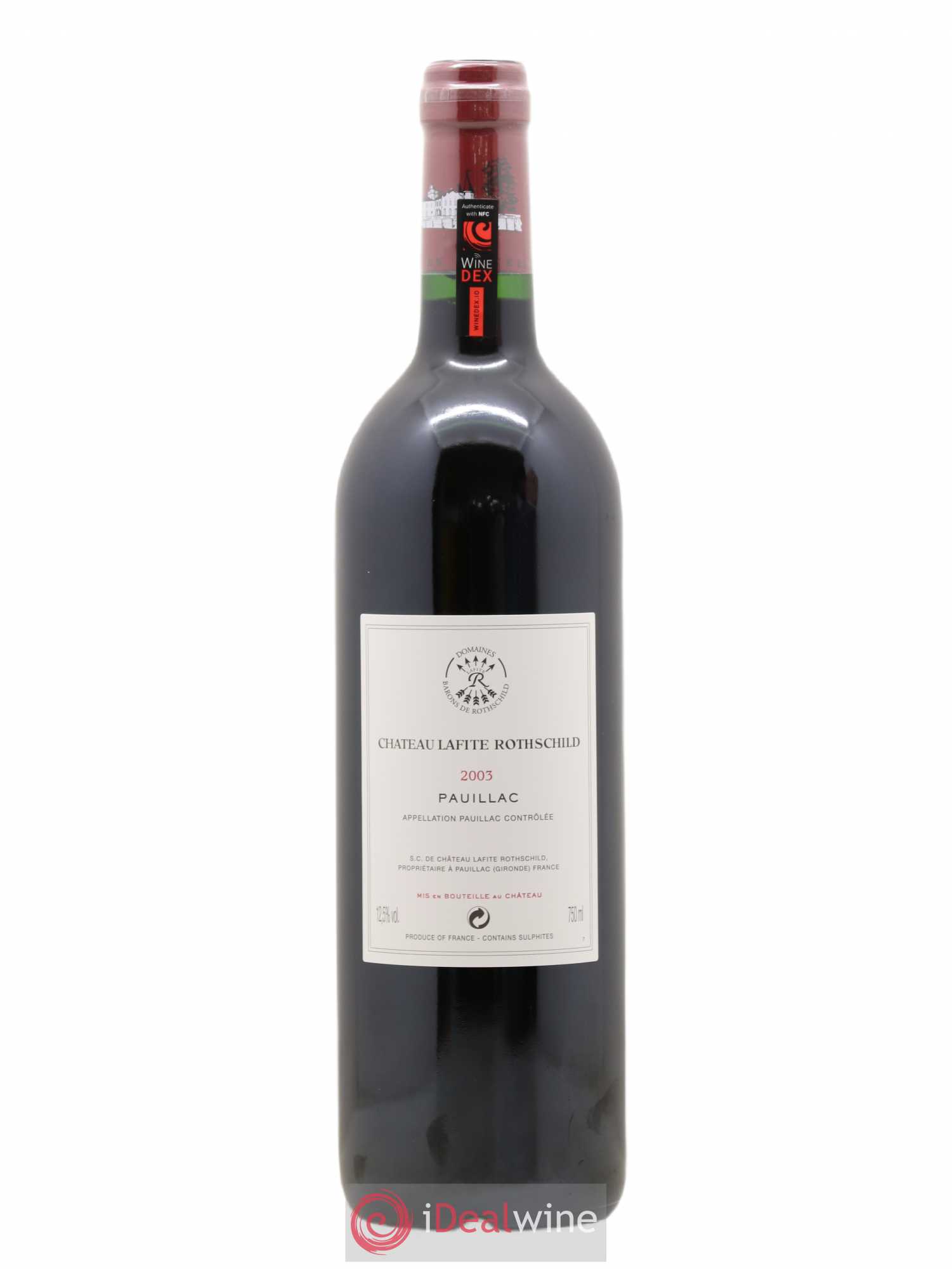 Château Lafite Rothschild 1er Grand Cru Classé 2003 - Lot de 1 bouteille - 1