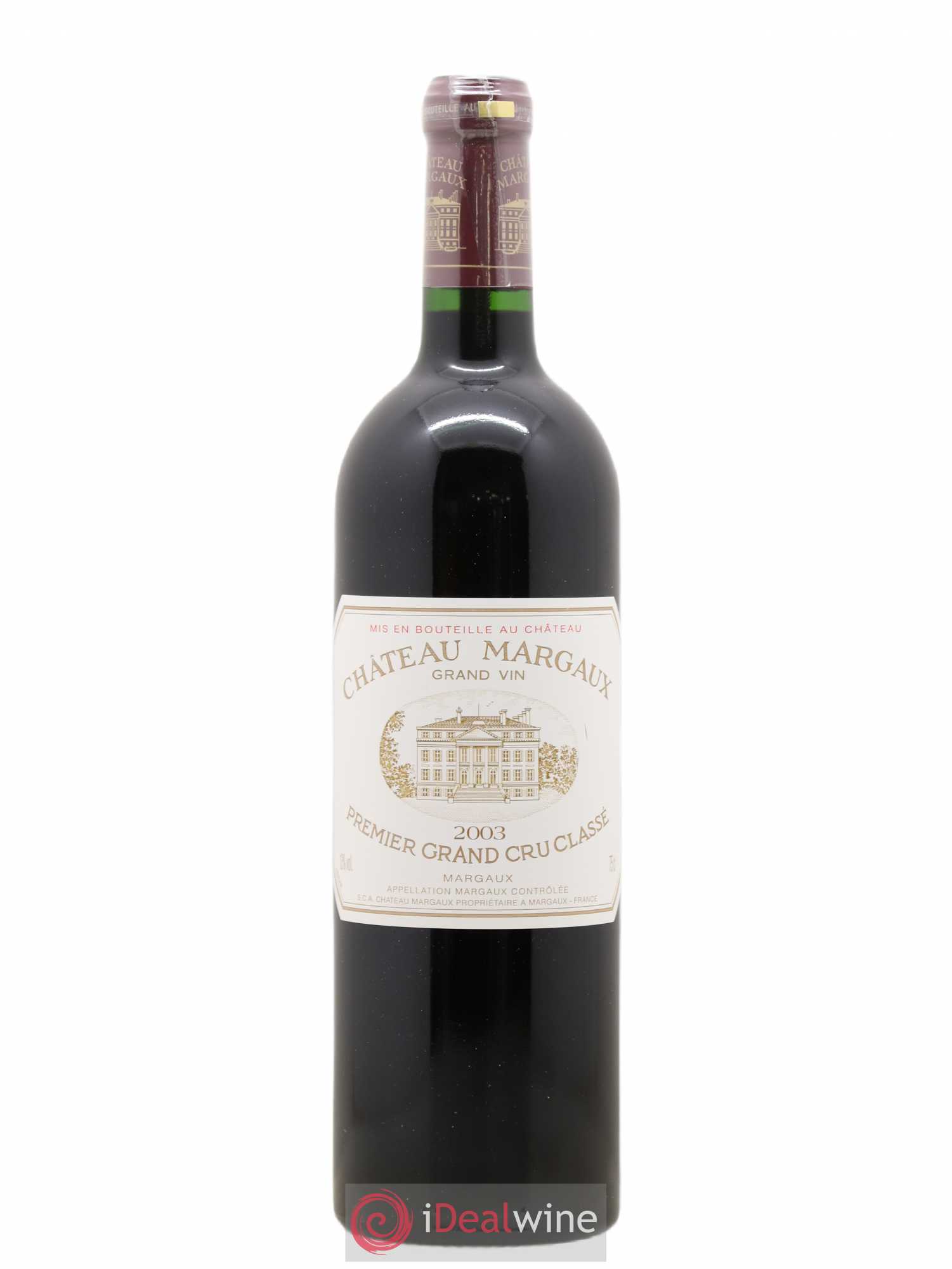 Château Margaux 1er Grand Cru Classé 2003 - Lot de 1 bouteille - 0