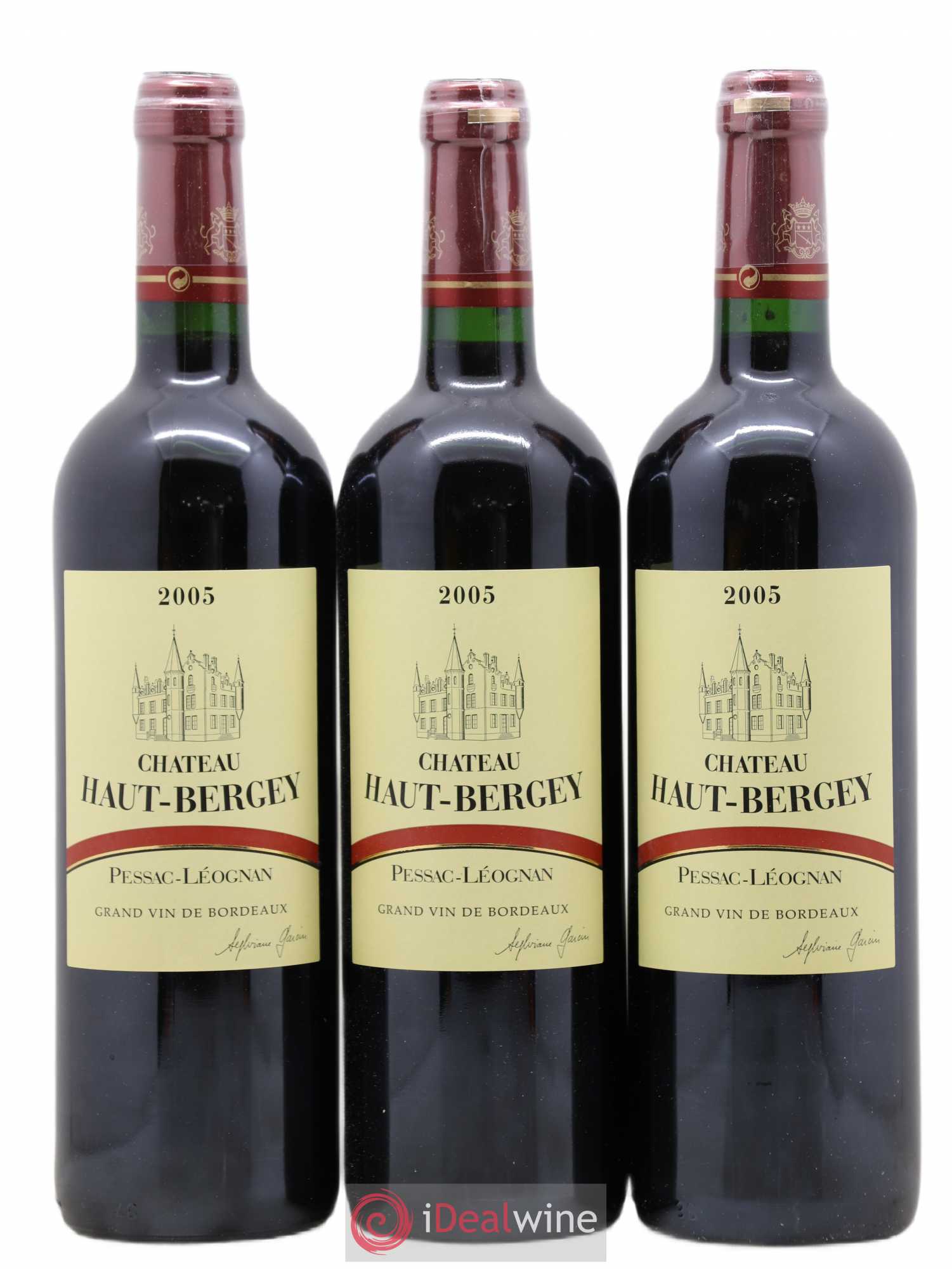 Château Haut-Bergey 2005 - Lot de 3 bouteilles - 0