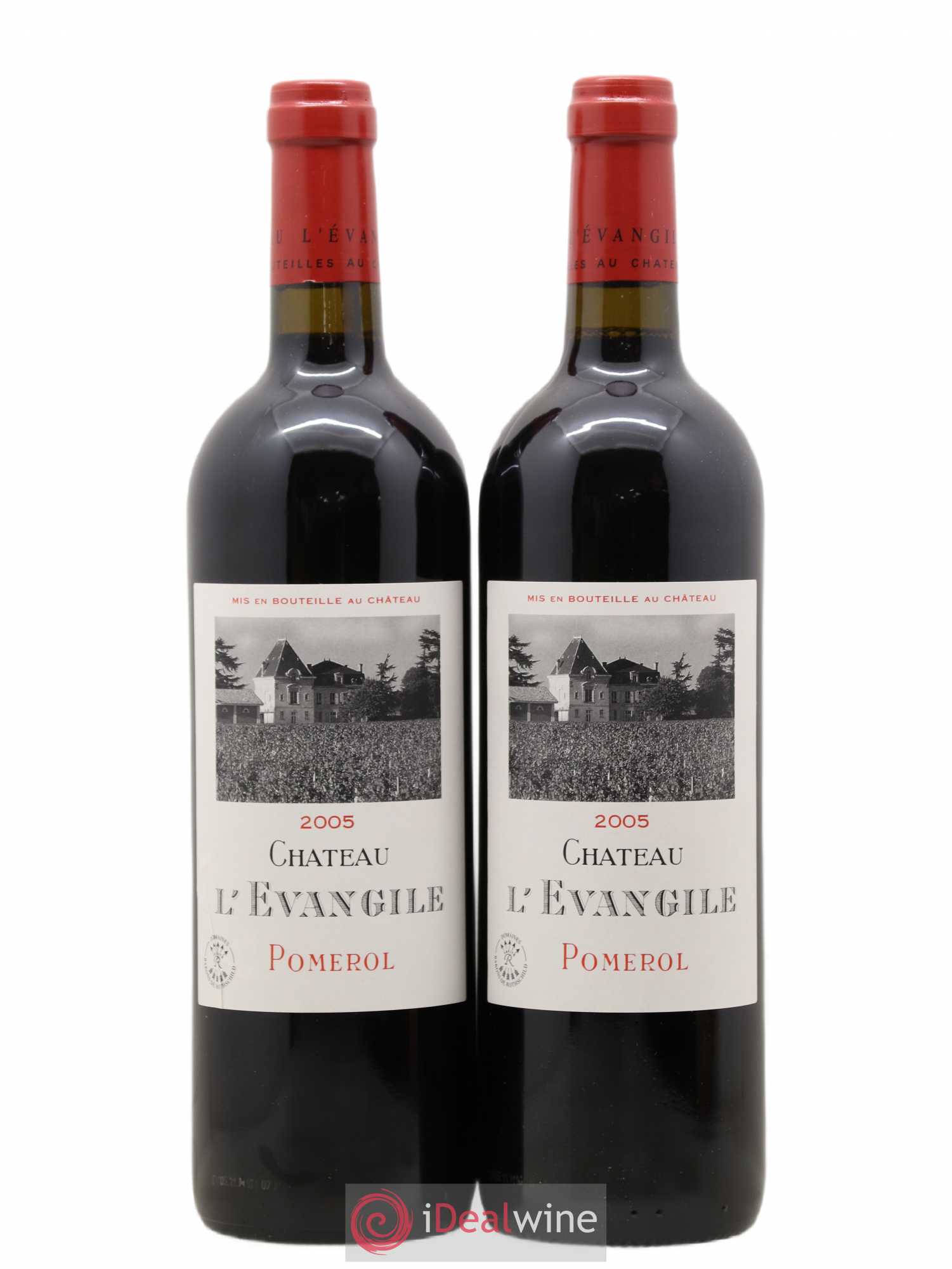 Château l' Évangile 2005 - Lot de 2 bouteilles - 0