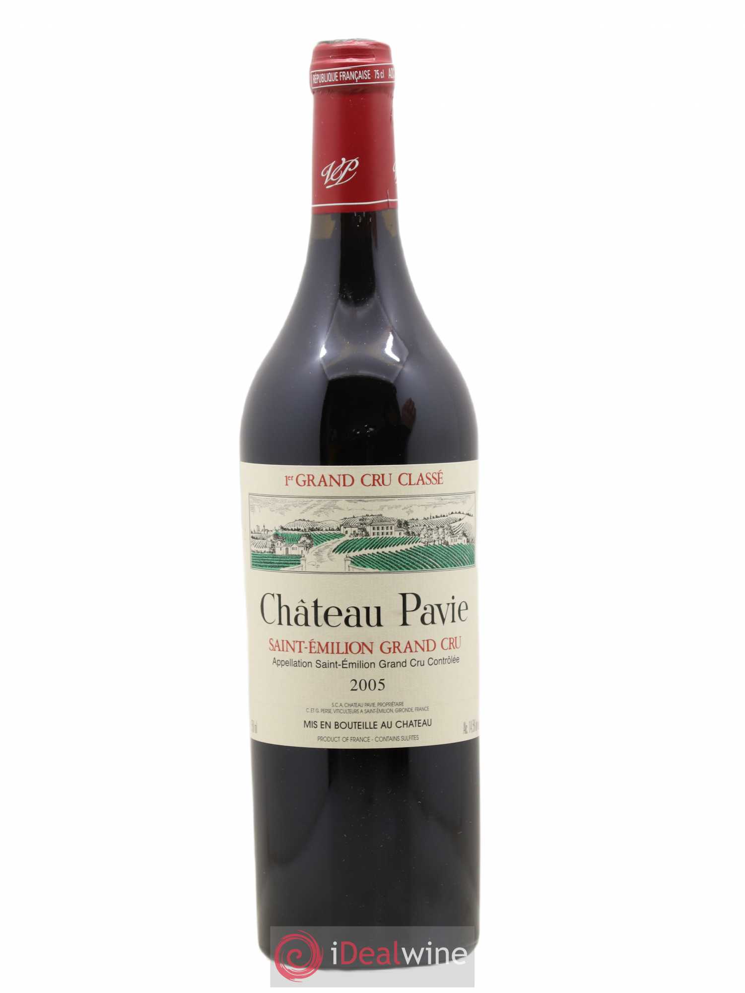 Château Pavie 1er Grand Cru Classé A 2005 - Lot de 1 bouteille - 0
