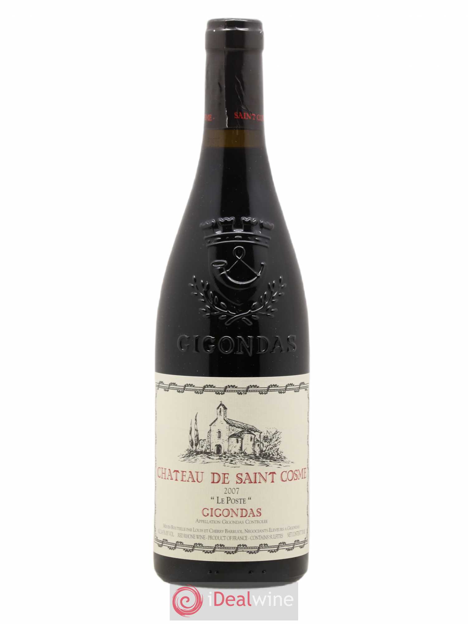 Gigondas Le Poste Saint Cosme 2007 - Lot de 1 bouteille - 0