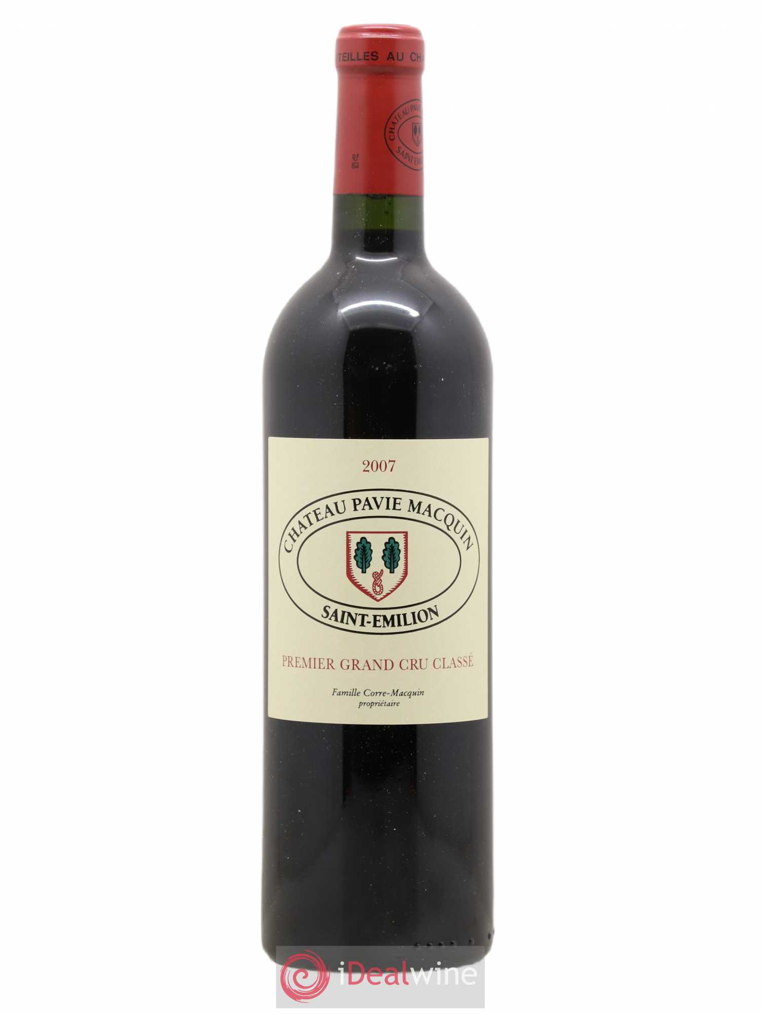 Château Pavie Macquin 1er Grand Cru Classé B 2007 - Lot de 1 bouteille - 0