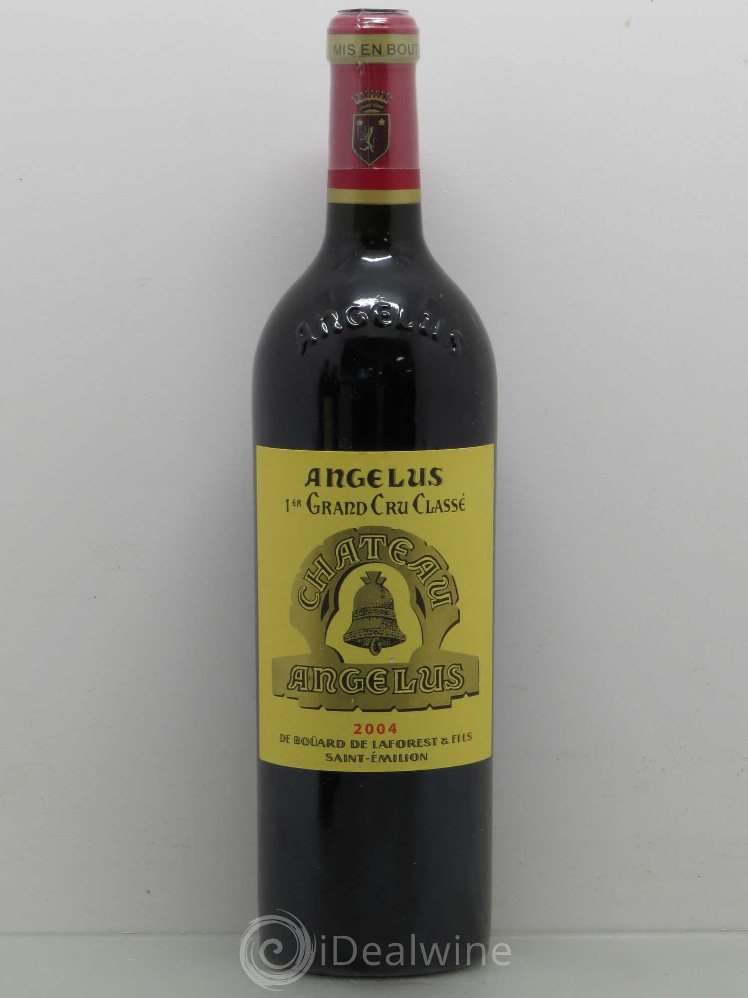 Château Angélus 1er Grand Cru Classé A 2004 - Lot de 1 bouteille - 0