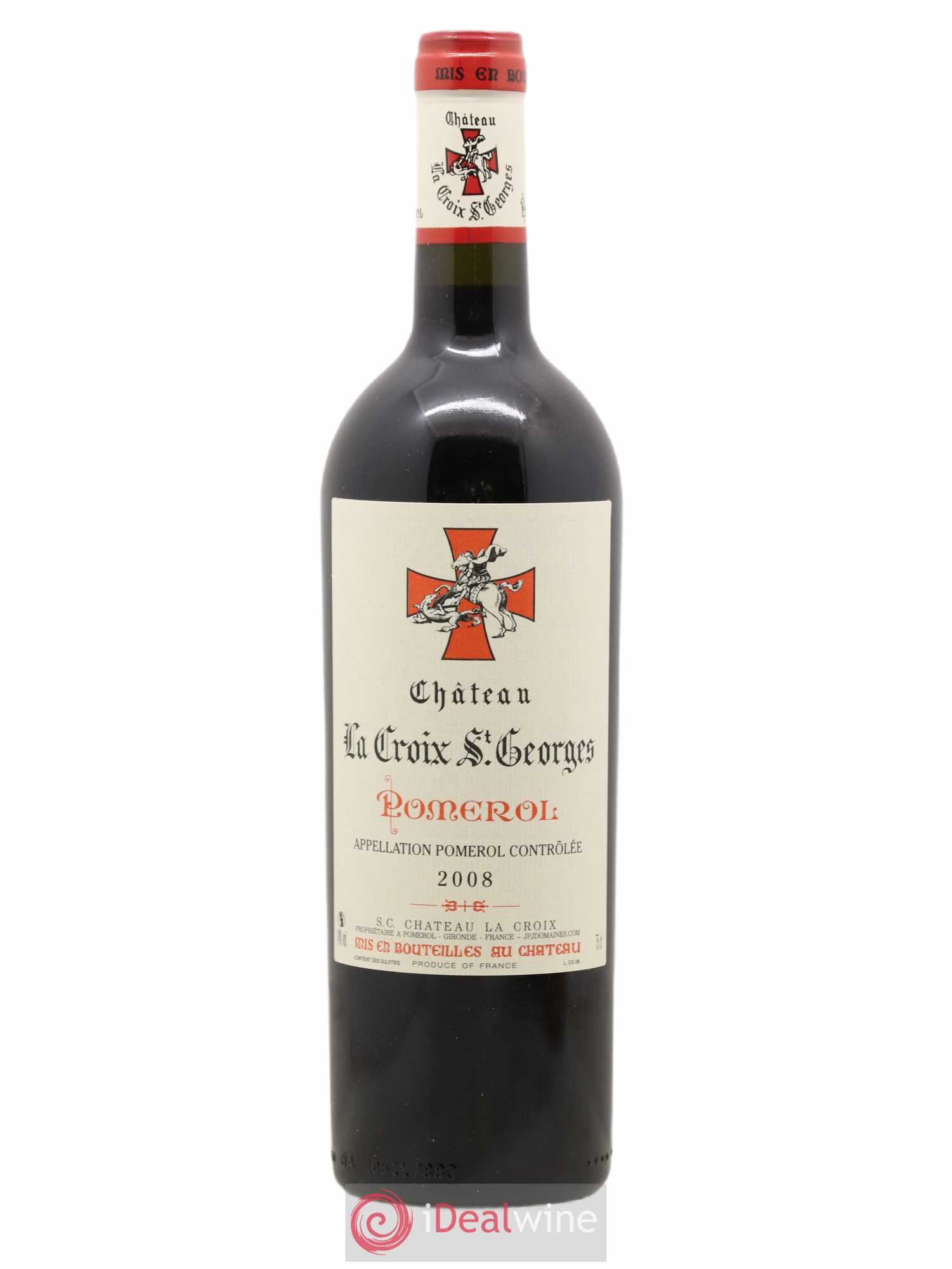 Château la Croix Saint-Georges 2008 - Lot de 1 bouteille - 0