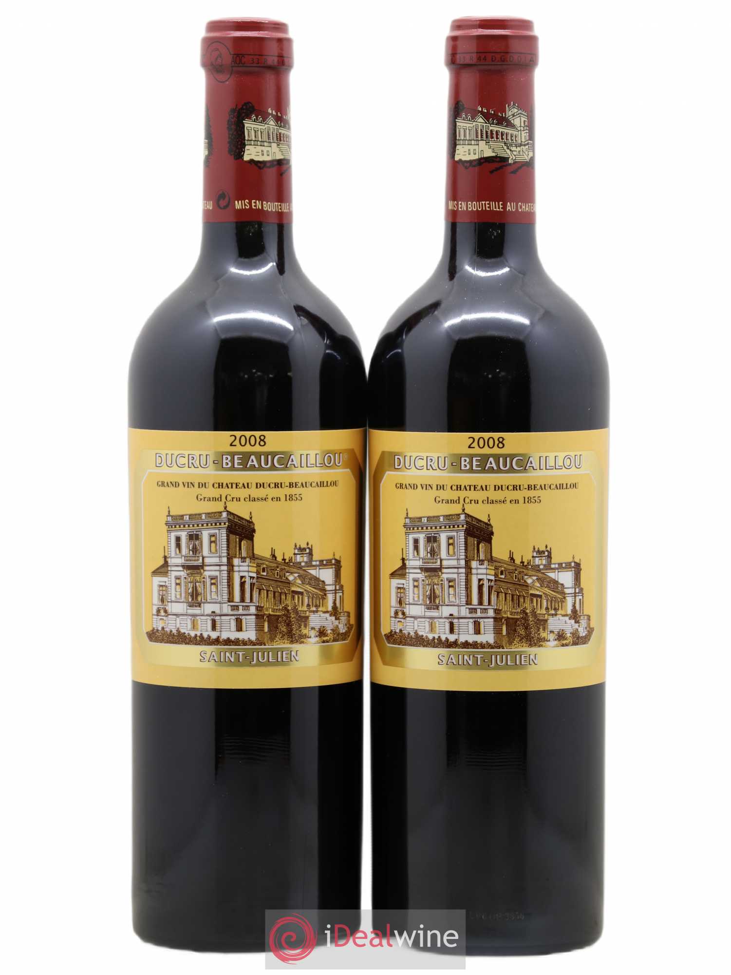 Château Ducru Beaucaillou 2ème Grand Cru Classé 2008 - Lot de 2 bouteilles - 0