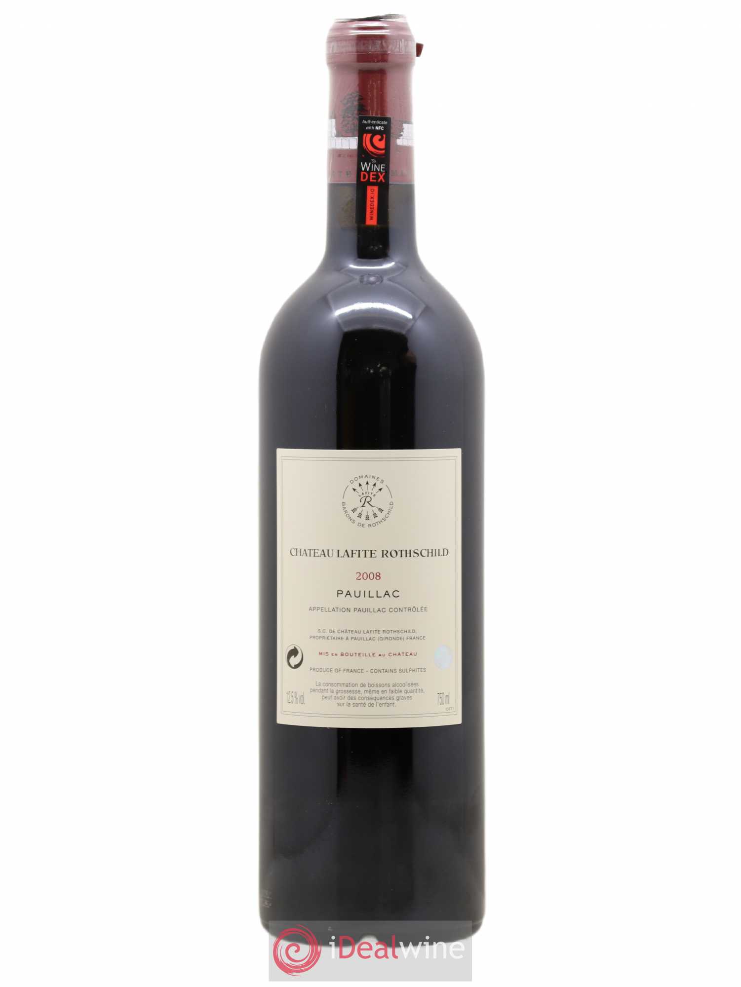 Château Lafite Rothschild 1er Grand Cru Classé 2008 - Lot de 1 bouteille - 1